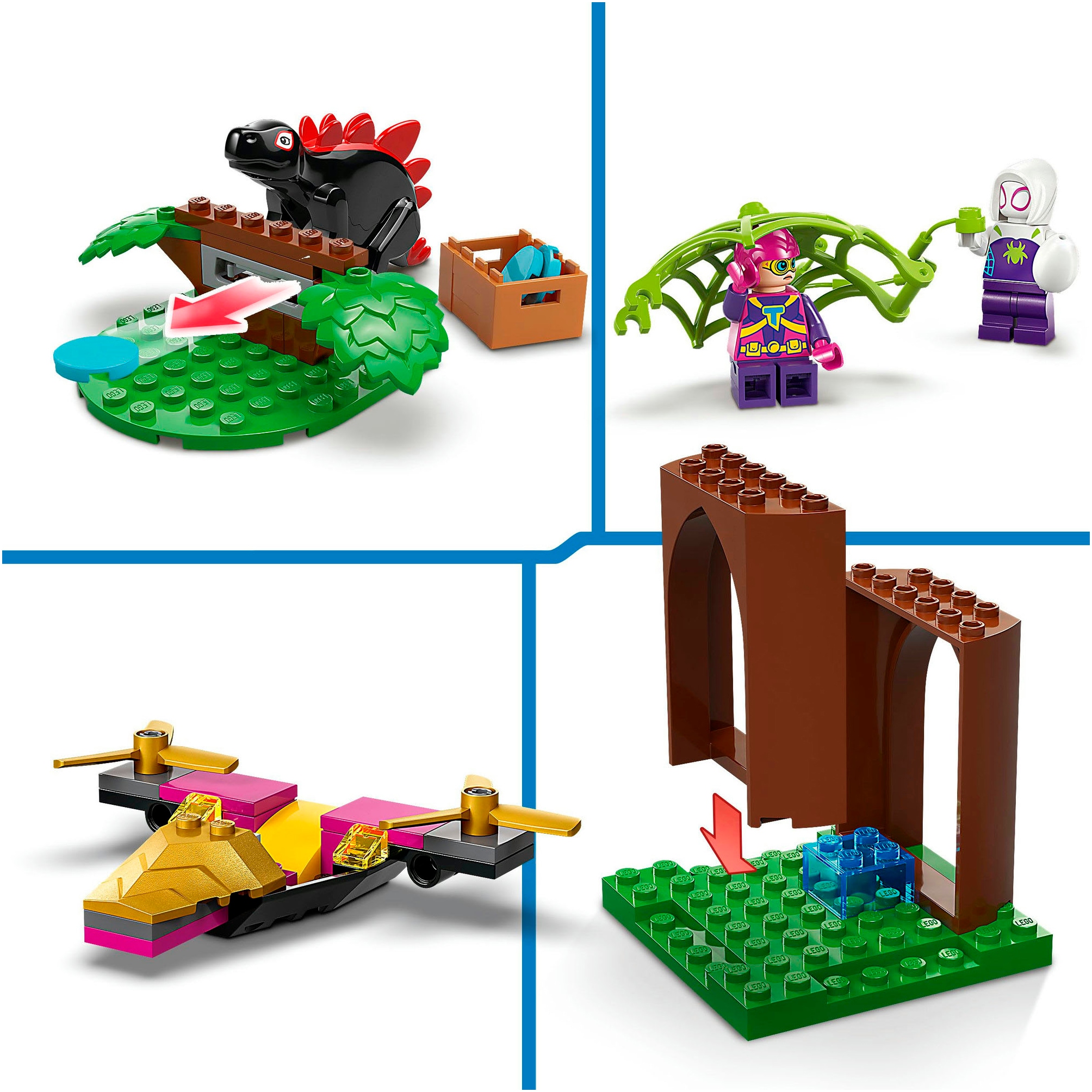 LEGO® Pions de construction »Showdown am Baumhaus: Spidey-Rex vs. Gobby-Raptor (11200), LEGO Spidey« Made in Europe