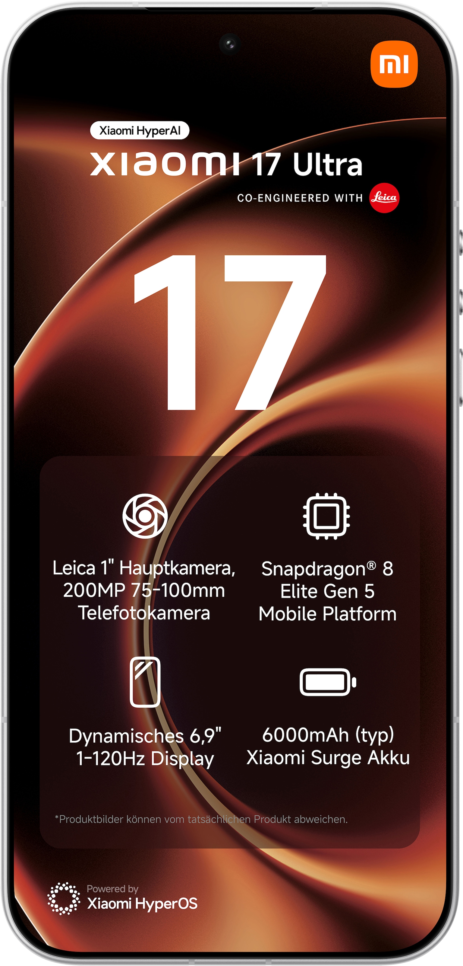 Xiaomi Smartphone »17 Ultra 16+512GB« Weiss