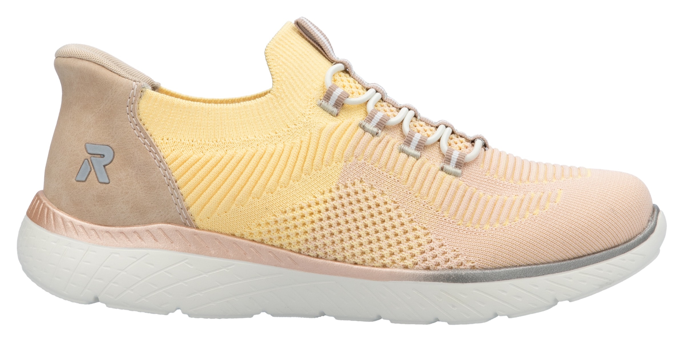 RIEKER Sport Baskets slip-on »Ready2GO«  , chaussure basse, chaussure de loisirs, mocassin avec semelle intérieure MemoSoft
