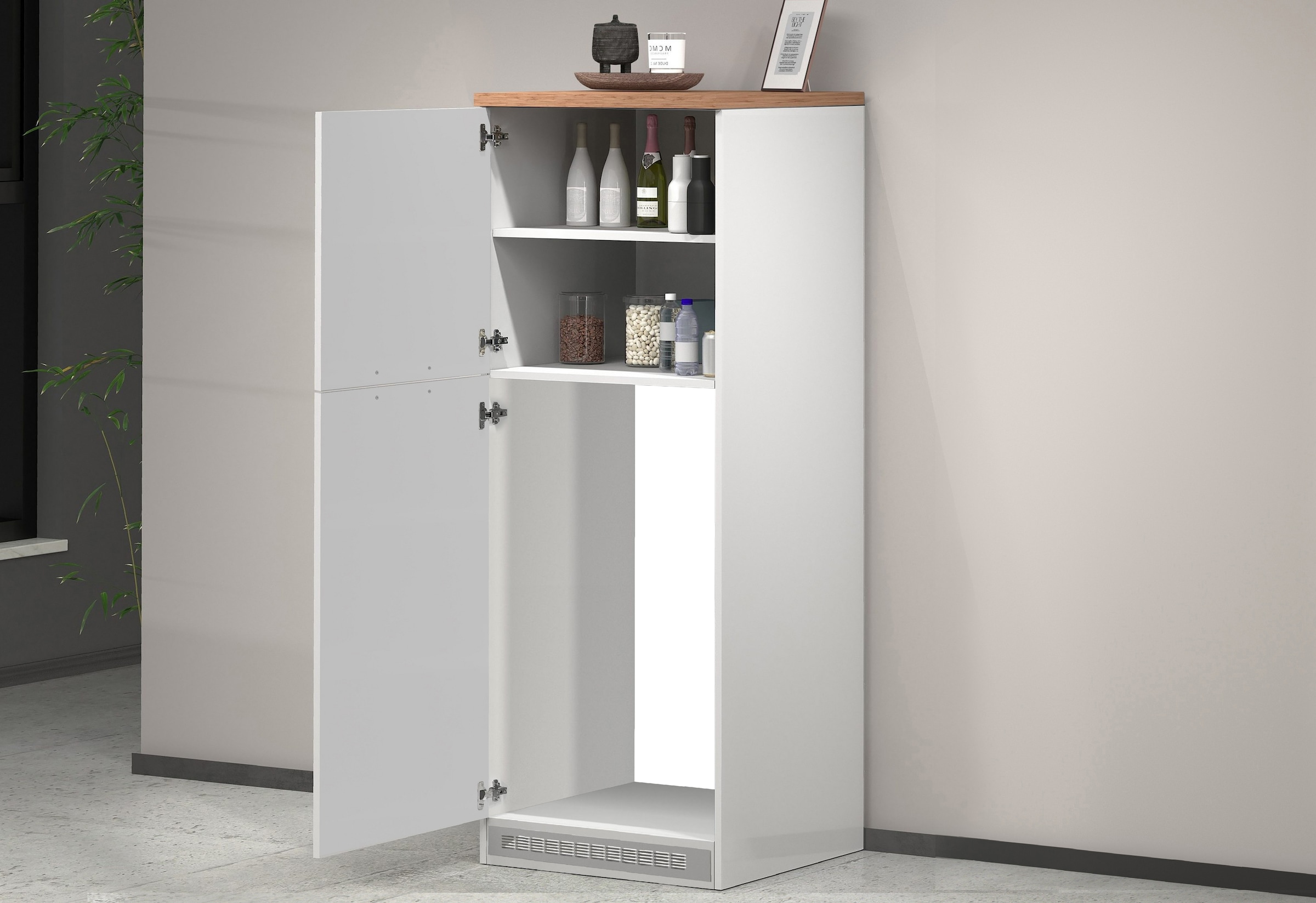 KOCHSTATION Armoire réfrigérée encastrable »KS-Sole« Largeur 60 cm, dimensions niche 56,8/53/90 cm