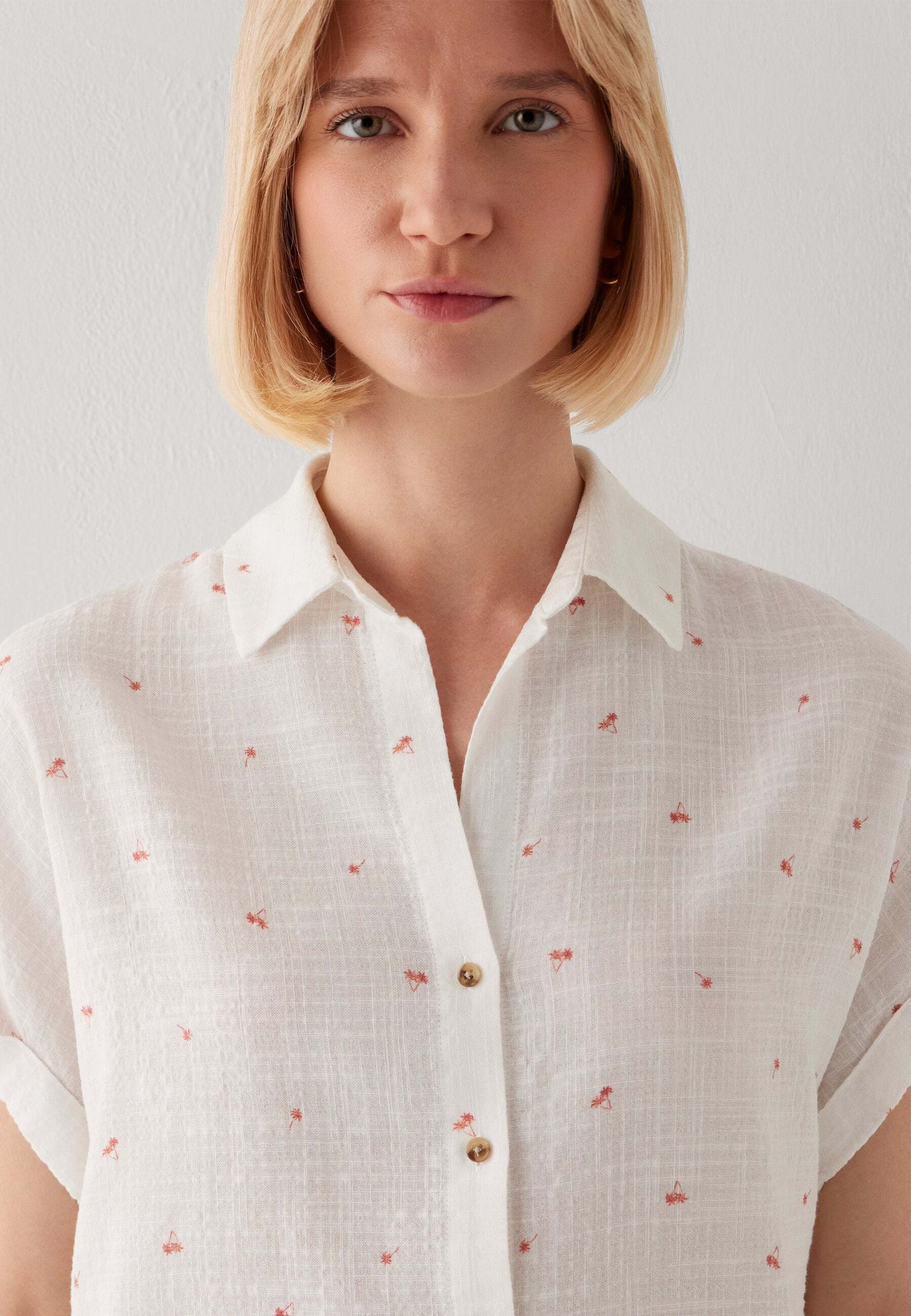 Mavi Kurzarmbluse »Mavi Kurzarmbluse Short Sleeve Woven«