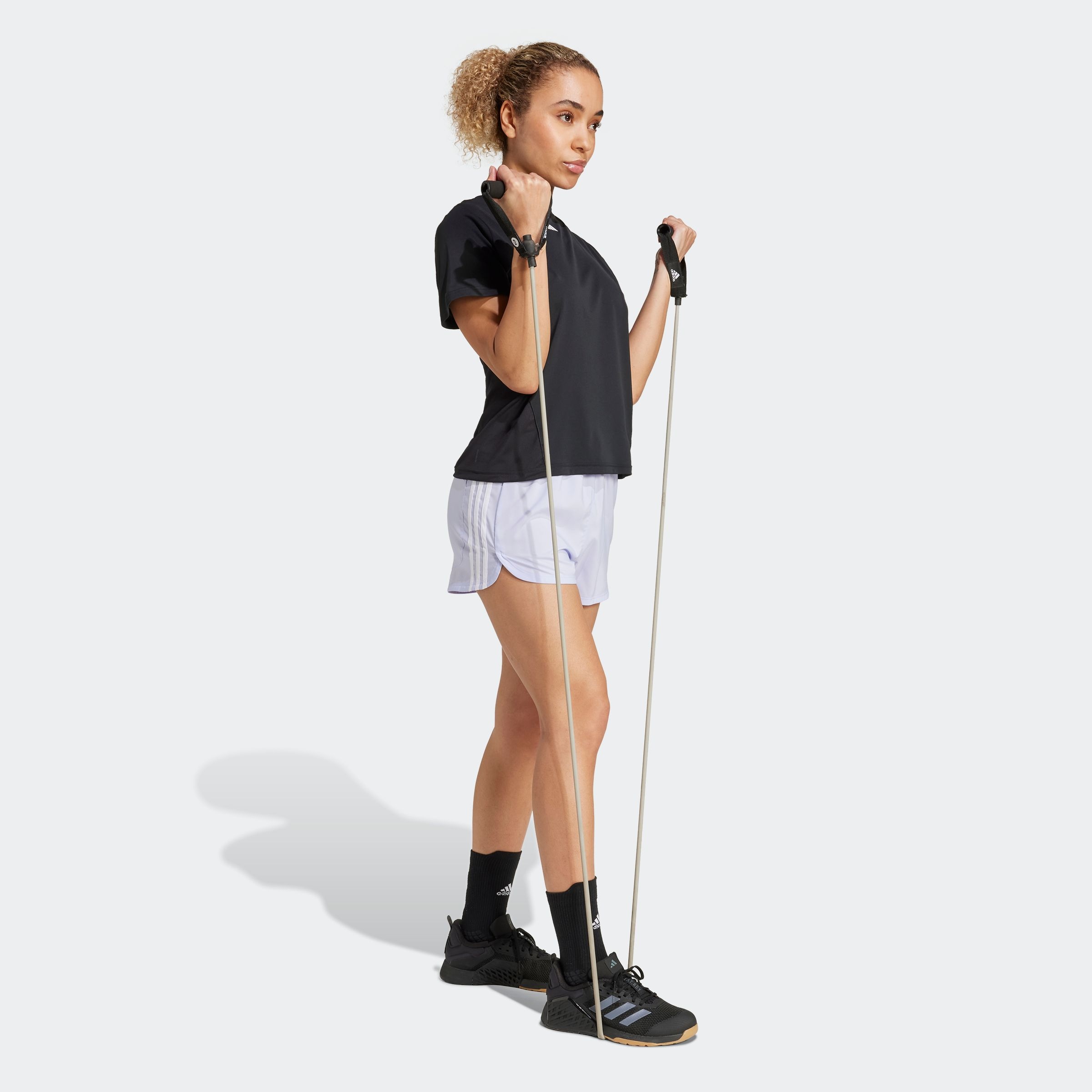 adidas Performance Short »PACER WVN HIGH«  Woven Trainingsshorts mit hohem Bund