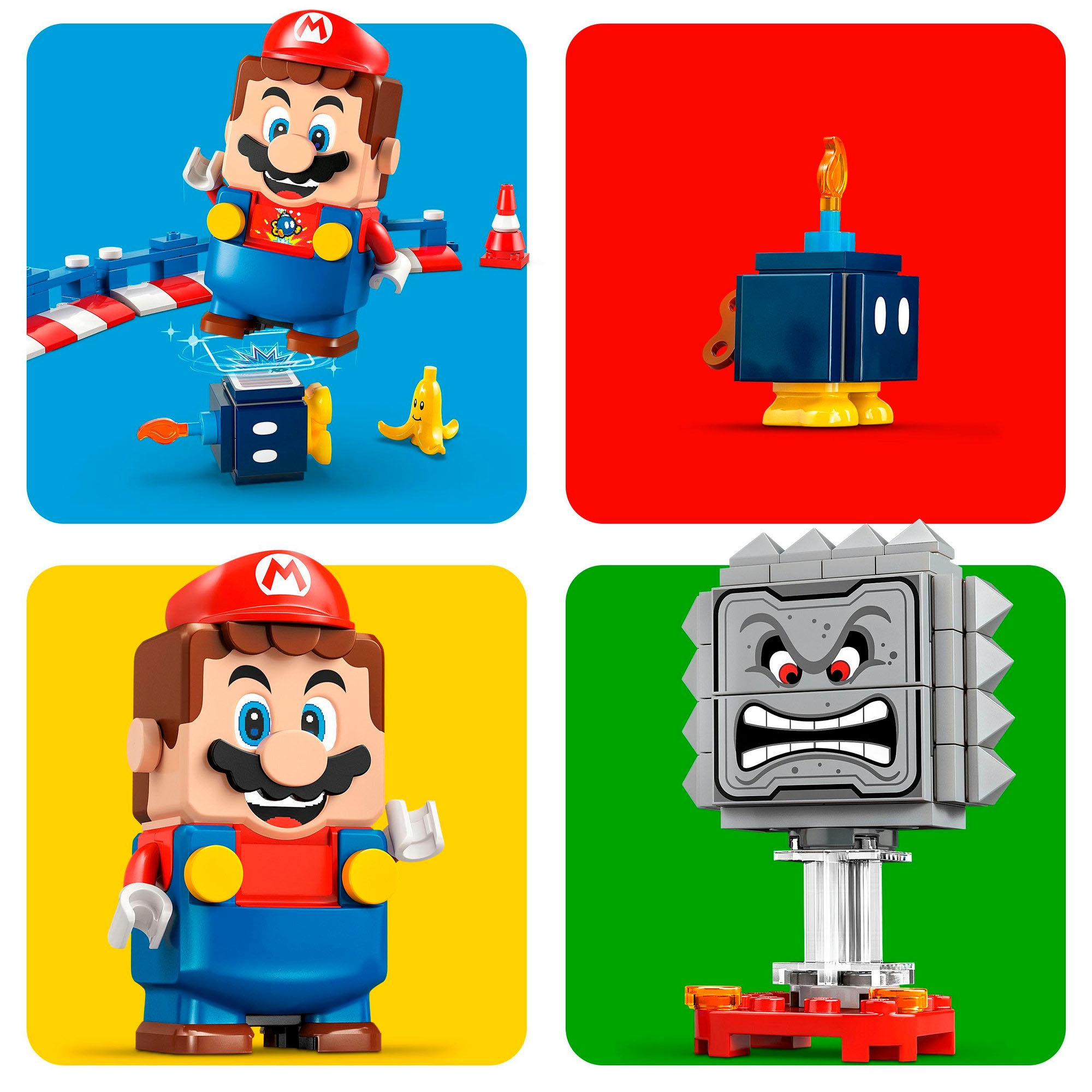 LEGO® Pions de construction »Mario Kart – Interaktiver LEGO Mario & Standard-Kart (72043)« LEGO Super Mario; Made in Europe