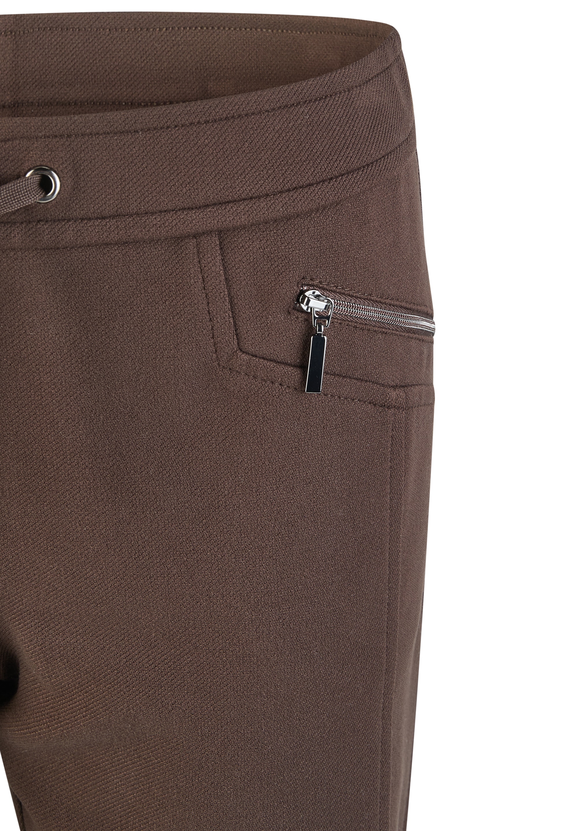 Rabe Pantalon en tissu  avec taille élastique et cordon / viscose stretch