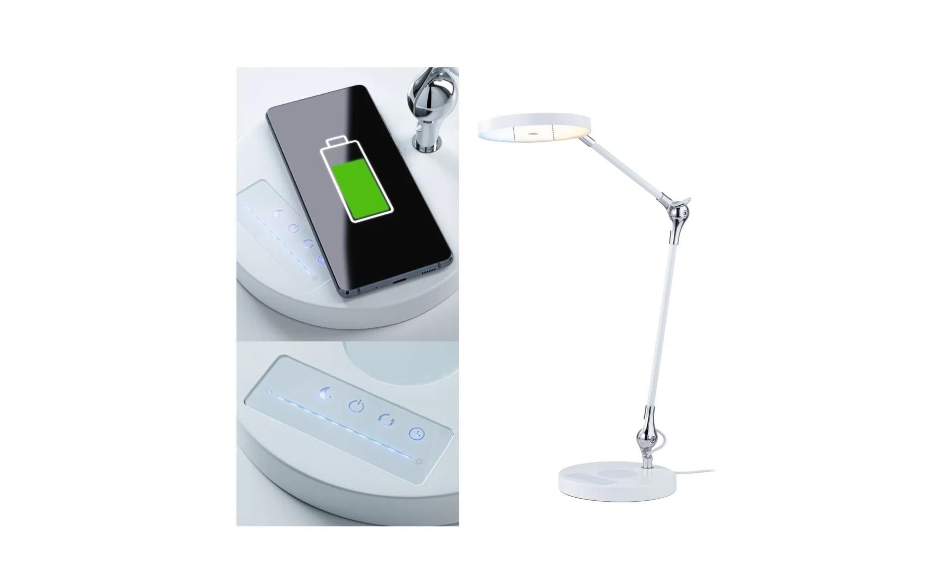 Paulmann LED Schreibtischlampe »Paulmann Schreibtischleuchte Numis QI LED 11W 1100 lm« LED-Modul kaltweiss | neutralweiss | warmweiss