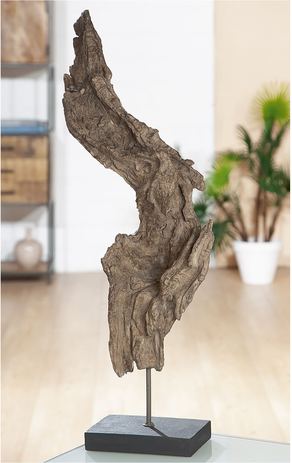 GILDE Objet décoratif »Baumwurzel« Höhe 69 cm, in Treibholz-Optik, dekorativ im Esszimmer & Wohnzimmer