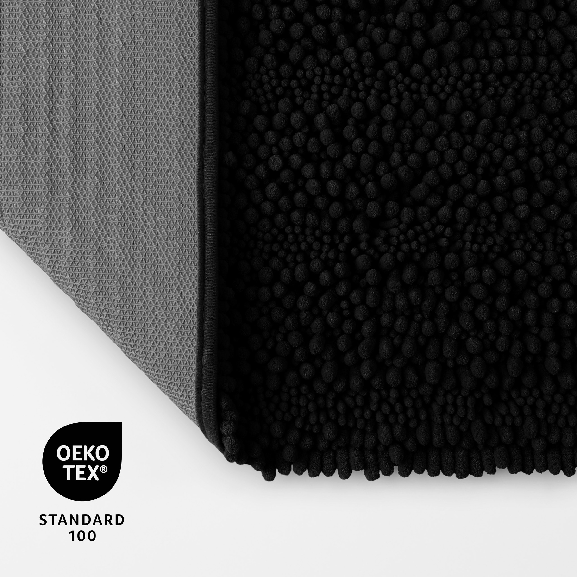 GOODproduct Tapis de bain »Torrni« Höhe 22 mm Badteppich, getuftet, modern, Uni, antirutsch, flauschig, hochflor