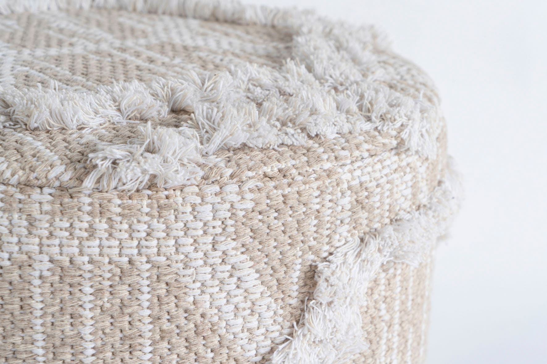 Obsession Pouf »Hocker My Nomad Pouf« 1 cuis tlg. rund, Ø 36 cm, Höhe 50 cm, handgearbeitet, Wohnzimmer & Schlafzimmer