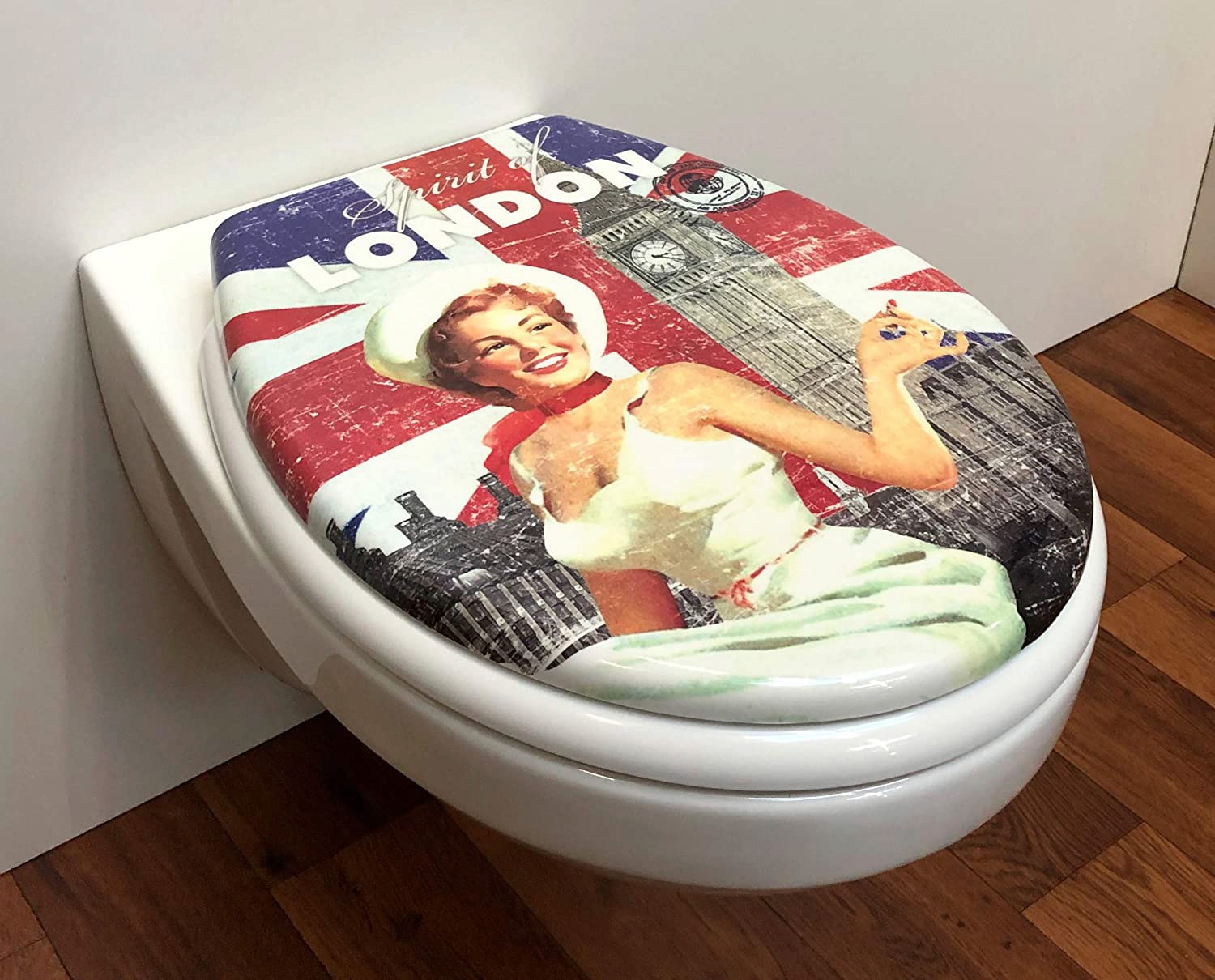 ADOB WC-Sitz »Spirit of London« Absenkautomatik, zur Reinigung abnehmbar