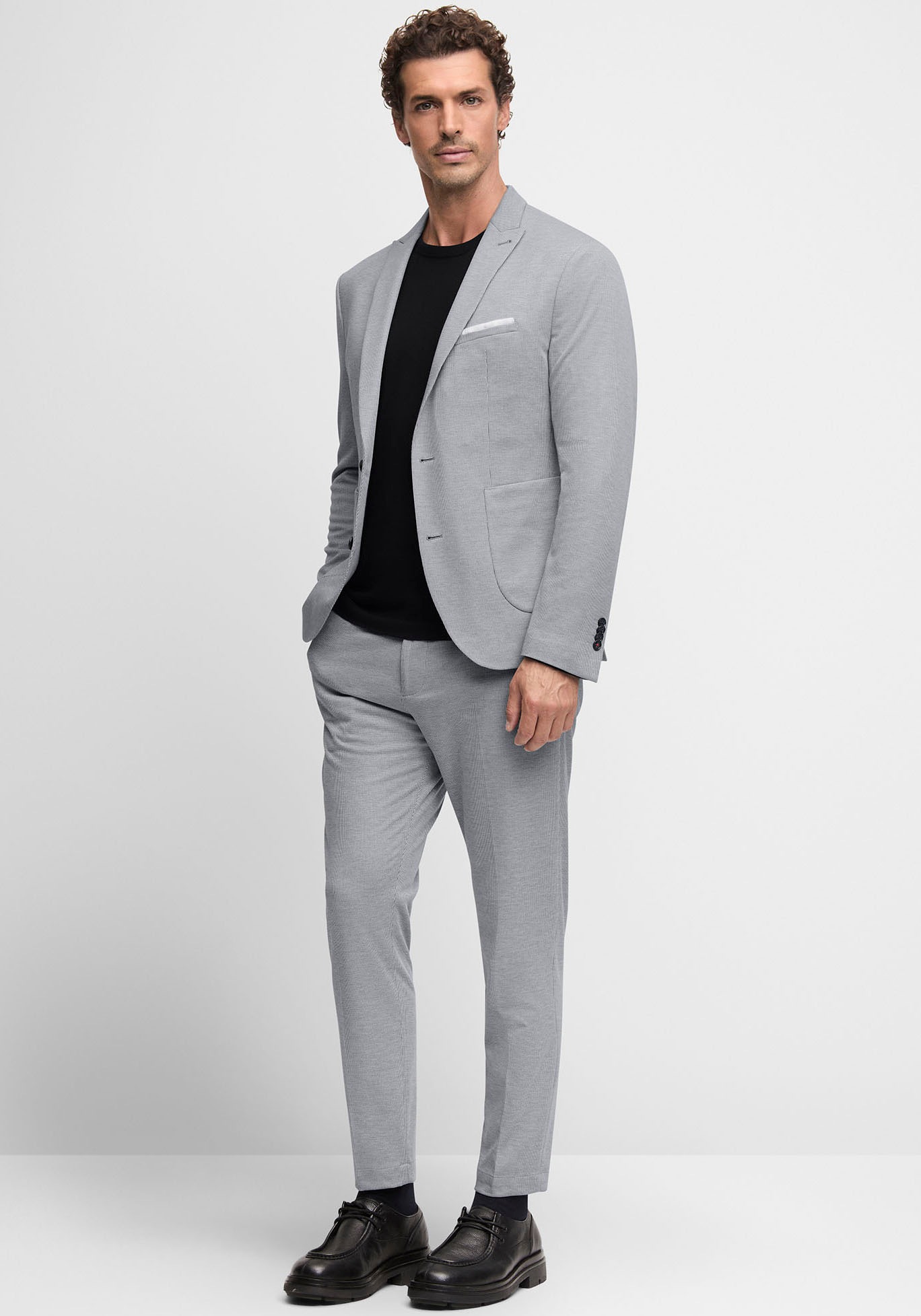 Cinque Anzughose »CIBEPPE«  strukturierte Optik, Tapered-Fit