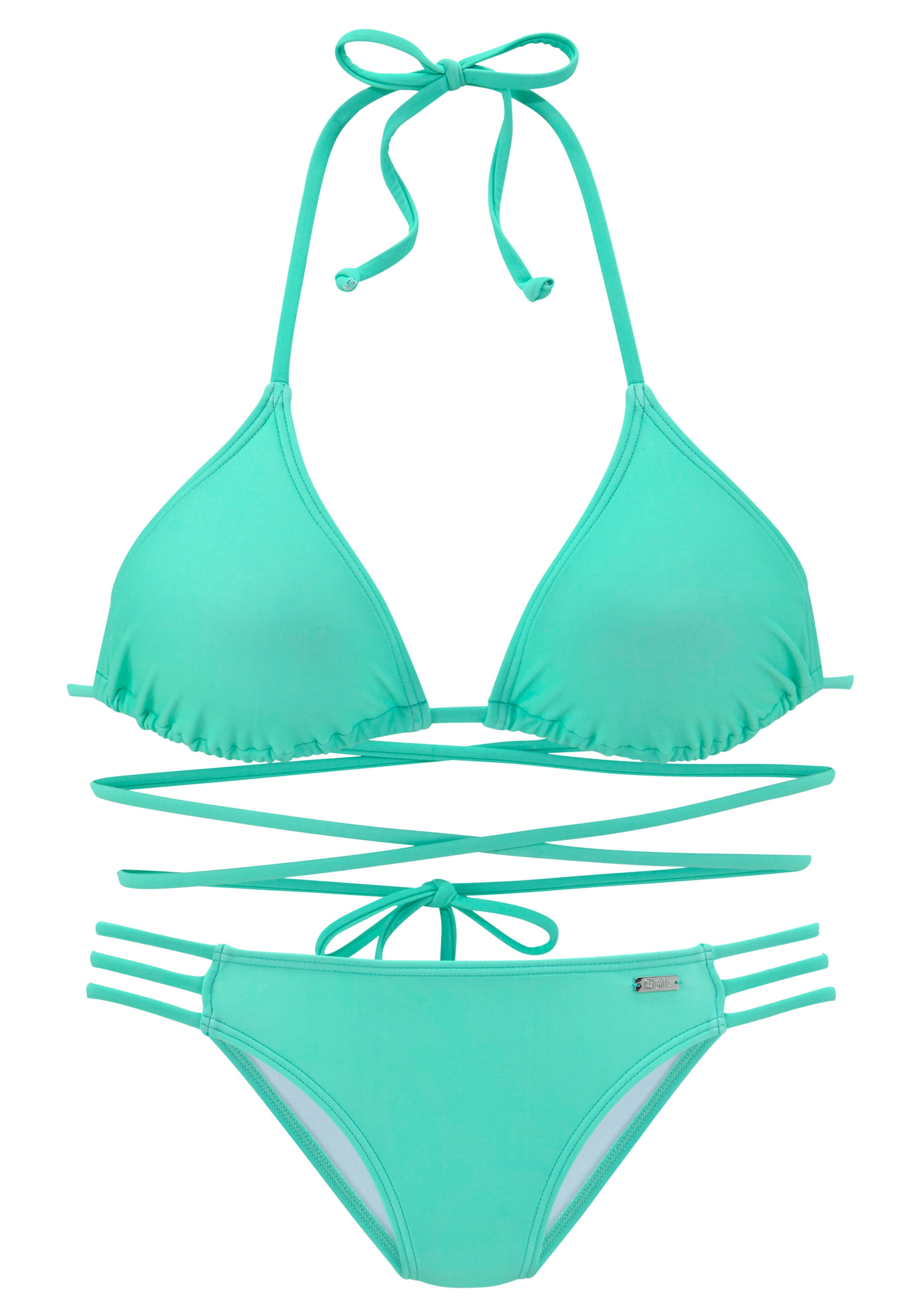 Buffalo Bikini triangle mit modischen Bindebändern