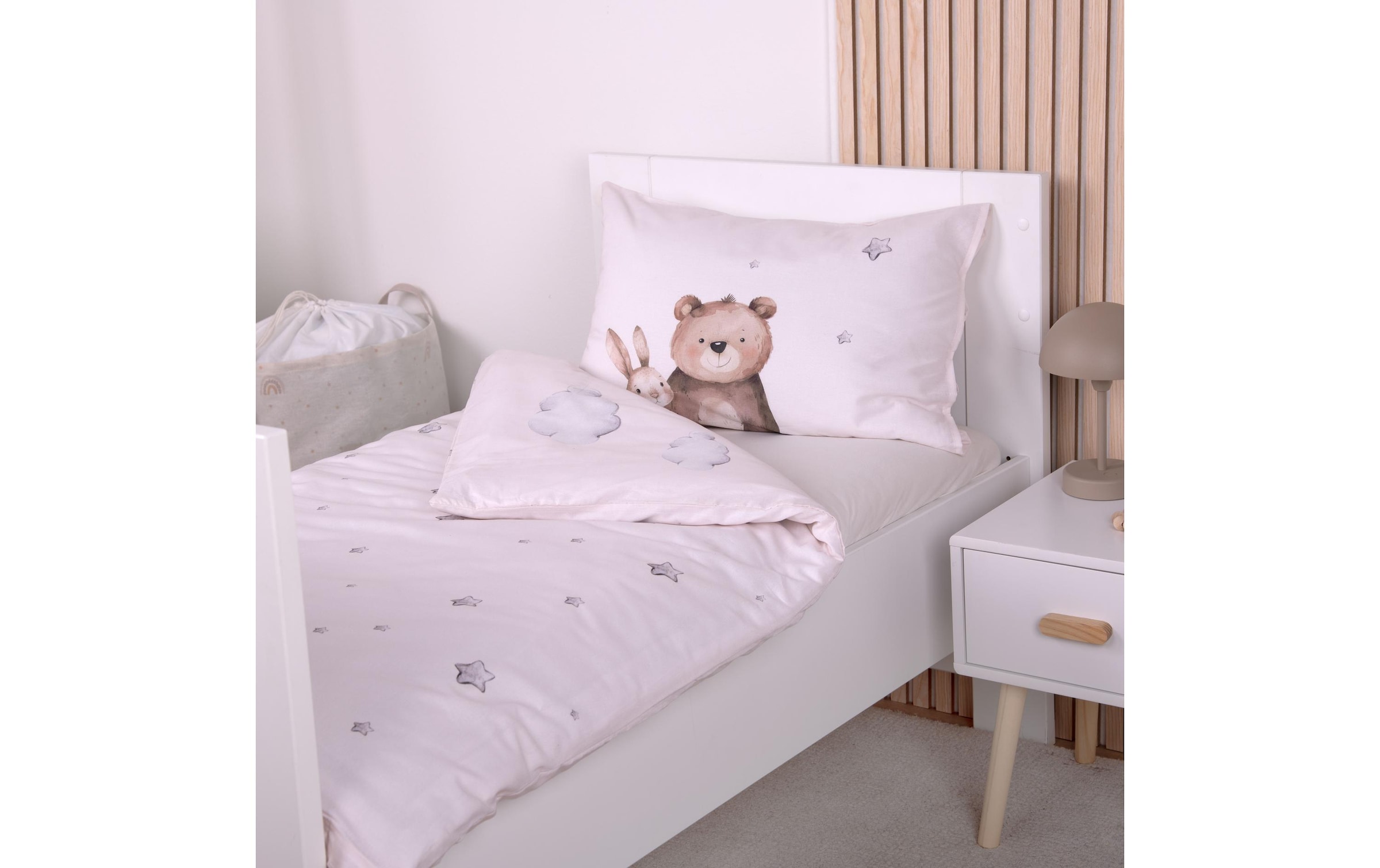 Herding Kinderbettwäsche »babybest Ballonfahrt« 2 Wendebettwäsche