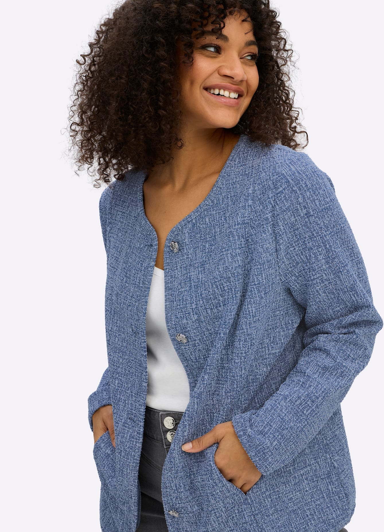 Sheego Veste blazer »Shirtblazer«
