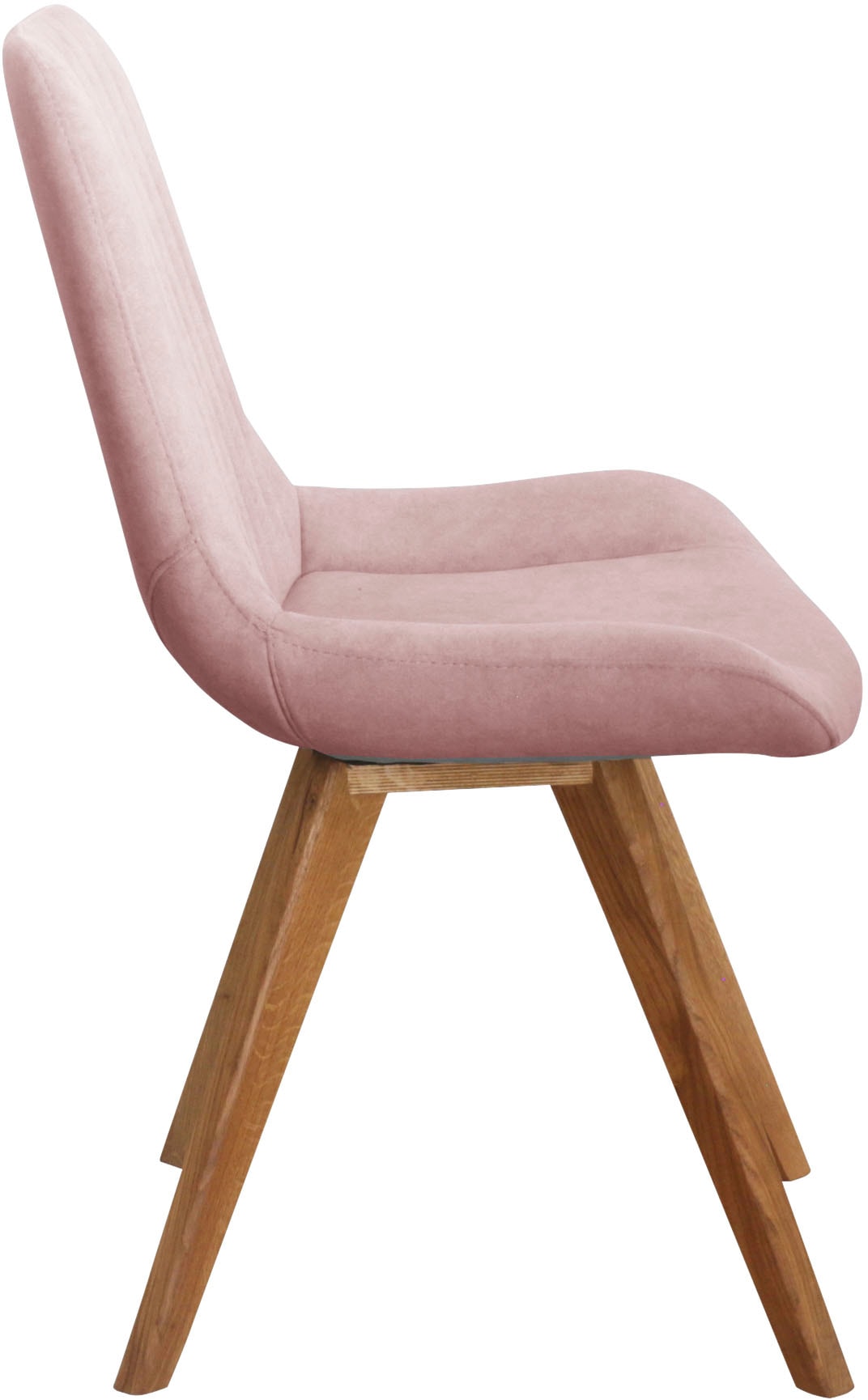 GOODproduct Schalenstuhl »Bratislava« (Set) 2 Stk.Gestell Eiche massiv geölt, Easy Care-Stoff