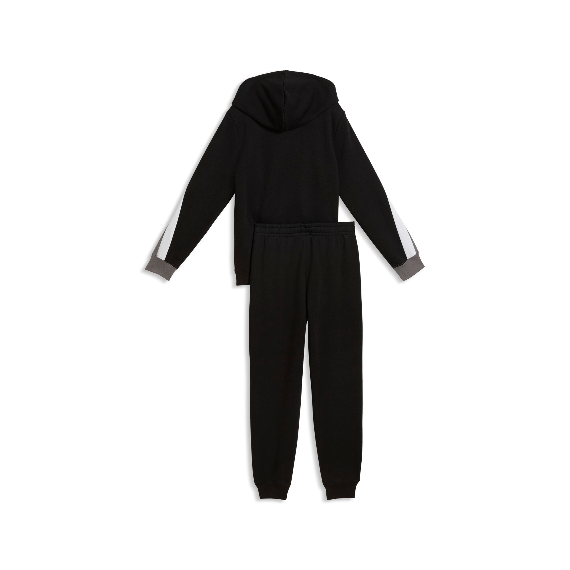 PUMA Trainingsanzug »ESS BLOCK FULL-ZIP SWEAT SUIT B« 2 2-teiliges Set, mit Reissverschluss am Oberteil, Regular Fit