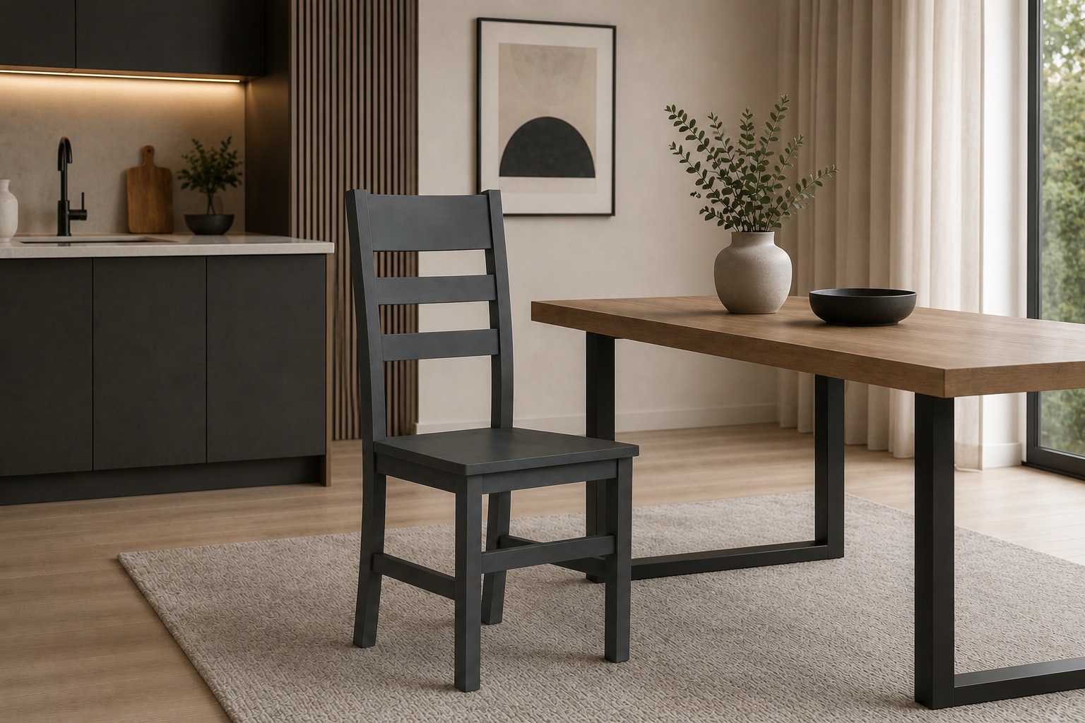 Home affaire Chaise à 4 pieds »Verona Küchenstuhl, Massivholzstuhl, Landhaus Klassischer Stuhl« () 2 cuisEscabeau solide disponible en plusieurs couleurs modernes