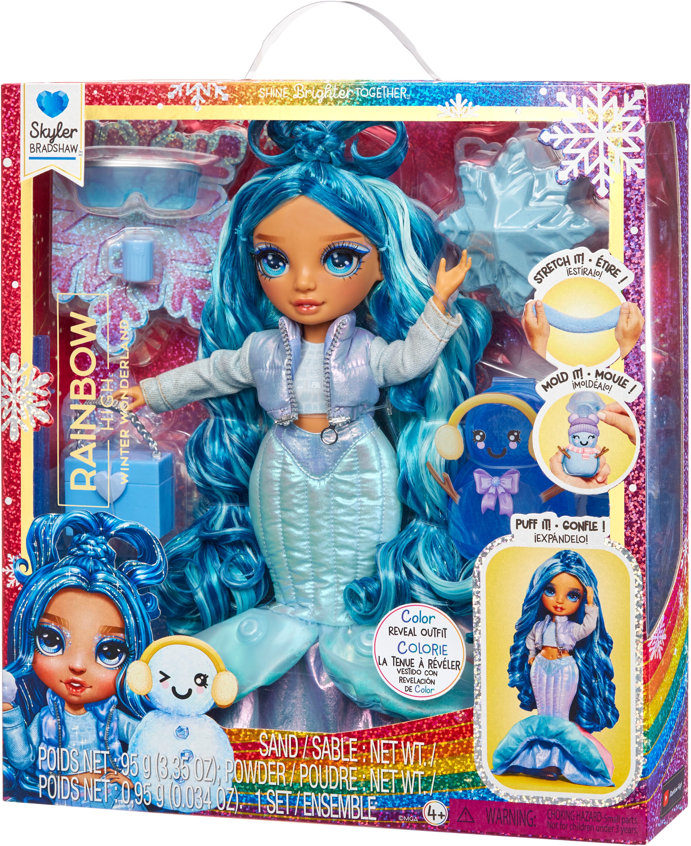 RAINBOW HIGH Poupée à habiller »Winter Wonderland Doll - Skyler (Blue)«