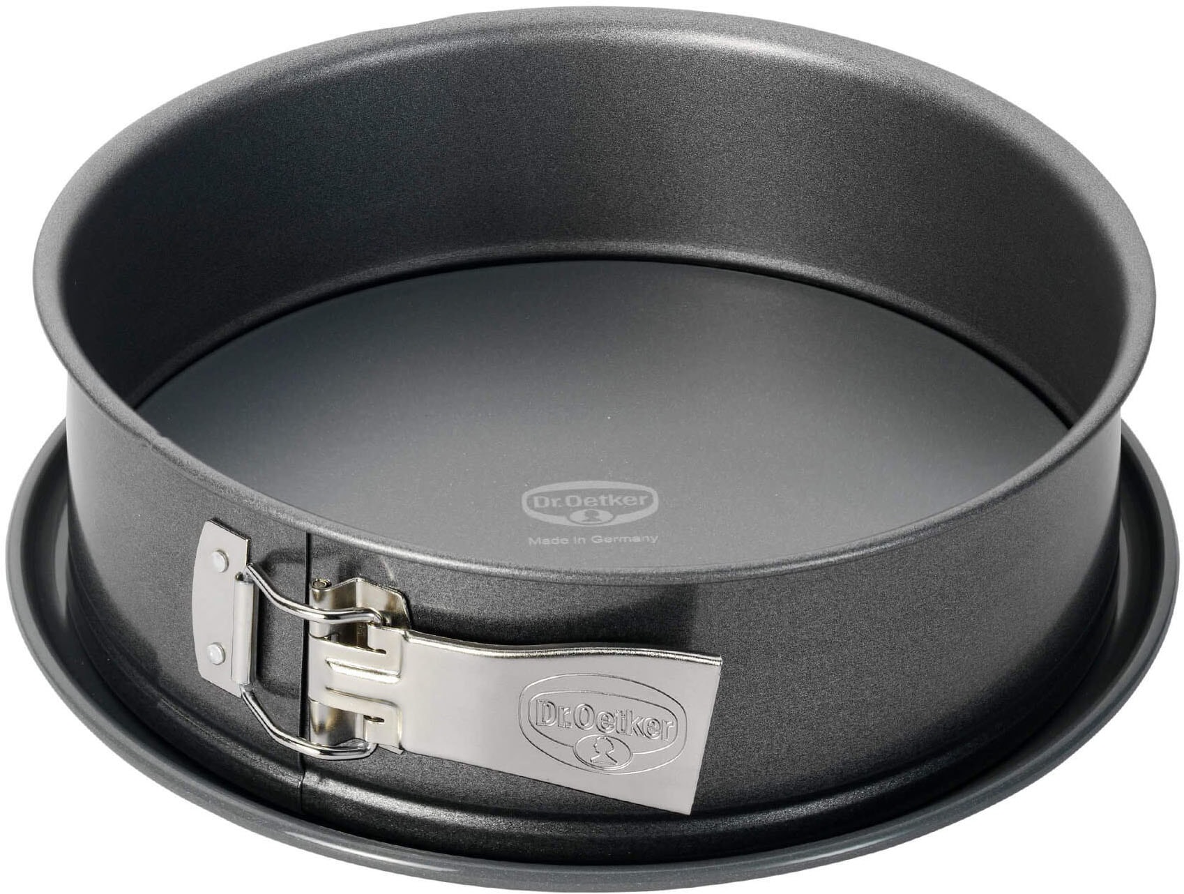 Dr. Oetker Küchenhelfer Moule à charnière »Back-Harmonie, mit Flach- und Rohrboden, perfekt für Kuchen und Torten« Auslaufschutz, mit verstärkter Antihaft-Beschichtung, Made in Germany