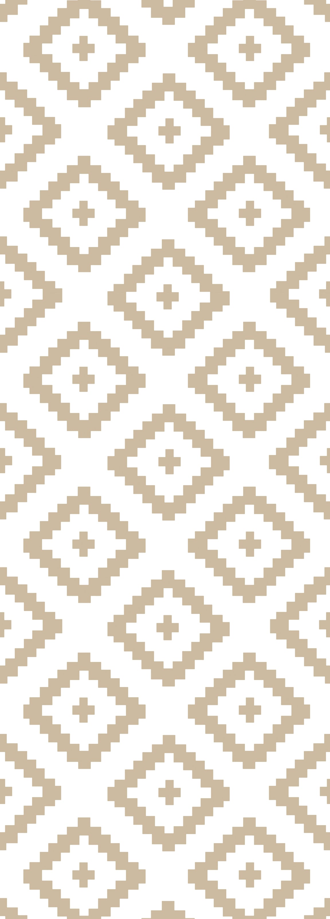 queence Vinyltapete »Muster-Beige« Farbverlauf | abstrakt | bedruckt | gemustert glatt 90x250cm, selbstklebend, kinderleichte Anbringung, , Sticker