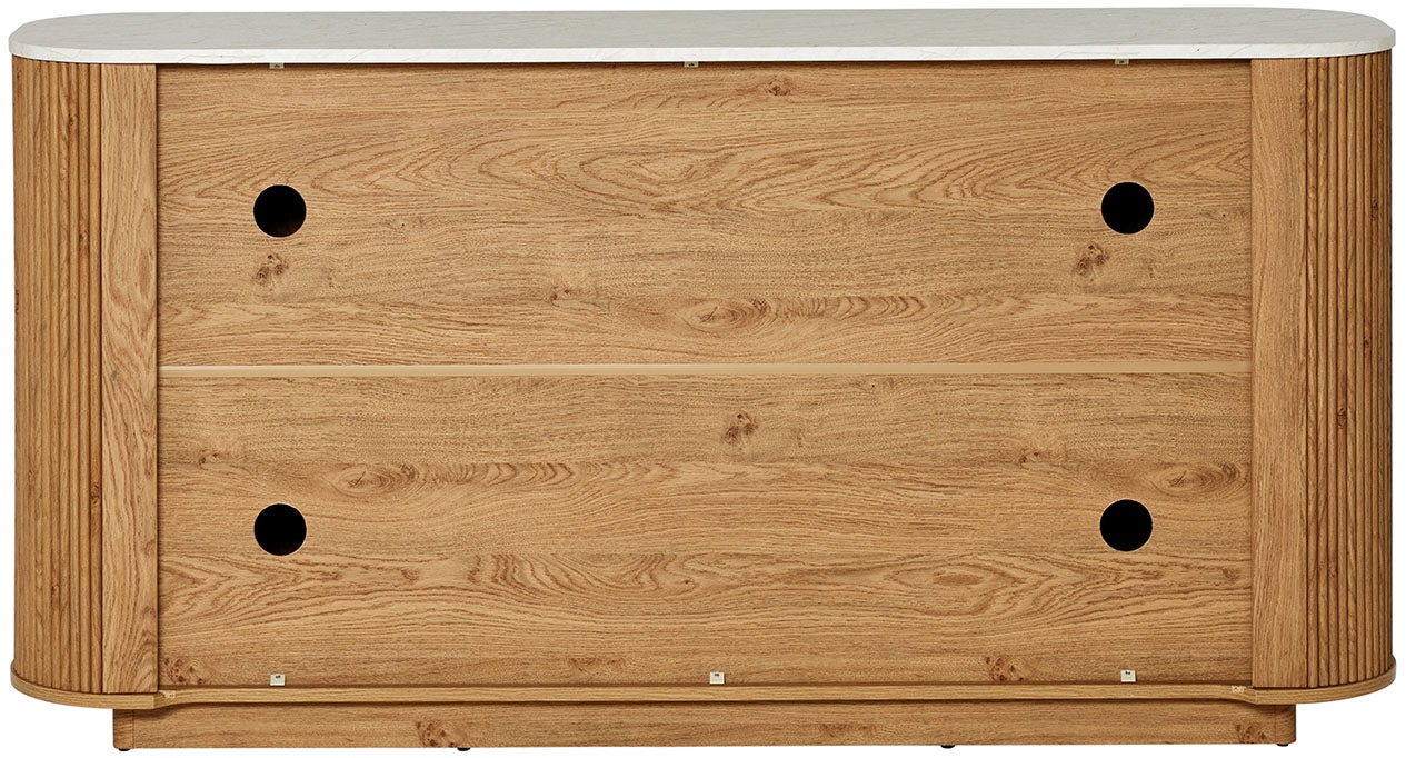 Jahnke Sideboard »GROOVE SB 160« 1 Stk. tlg. Sideboard, abgerundet, Marmor-Look, Breite ca. 159,5 cm