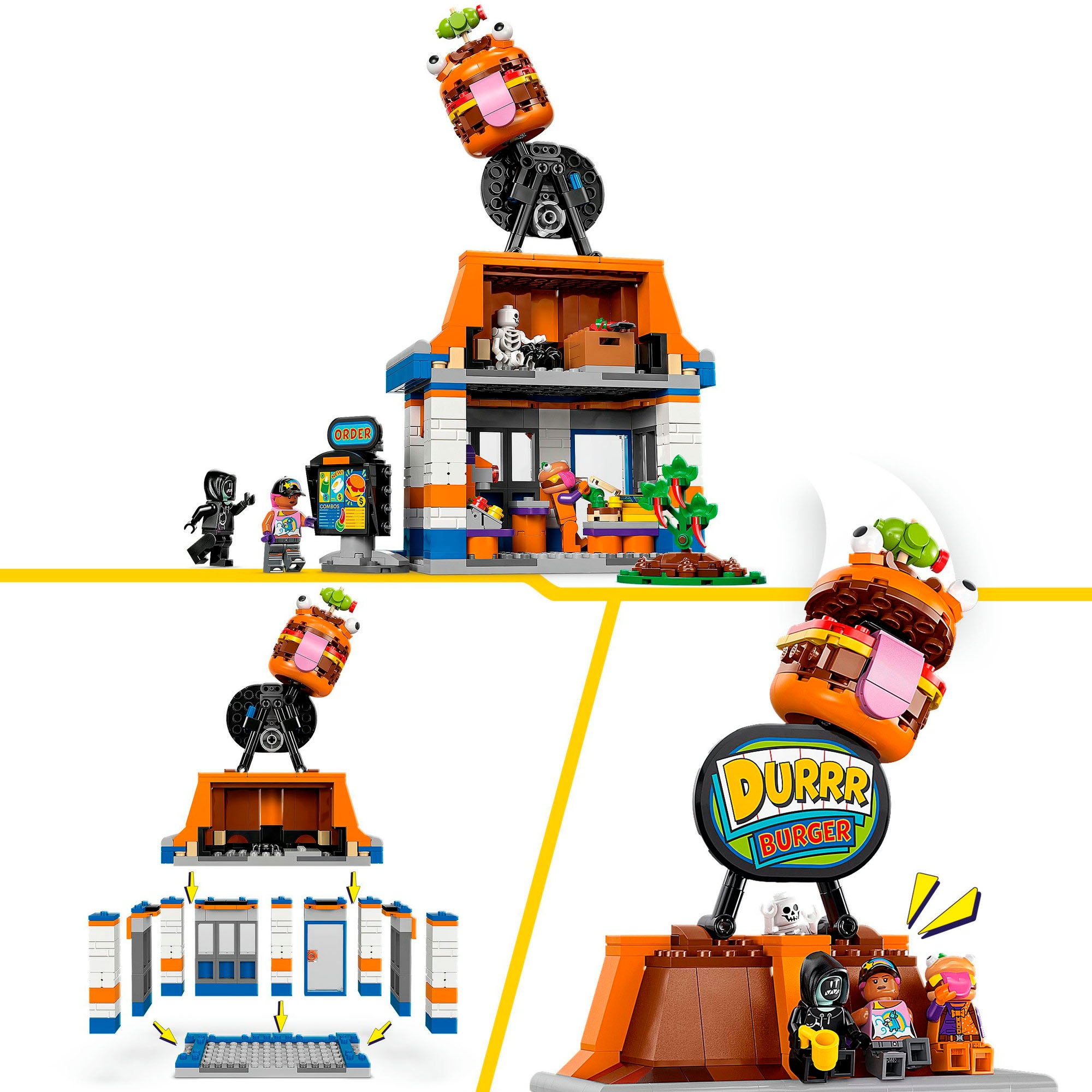LEGO® Pions de construction »Durrr Burger Restaurant (77076), LEGO Fortnite« Made in Europe