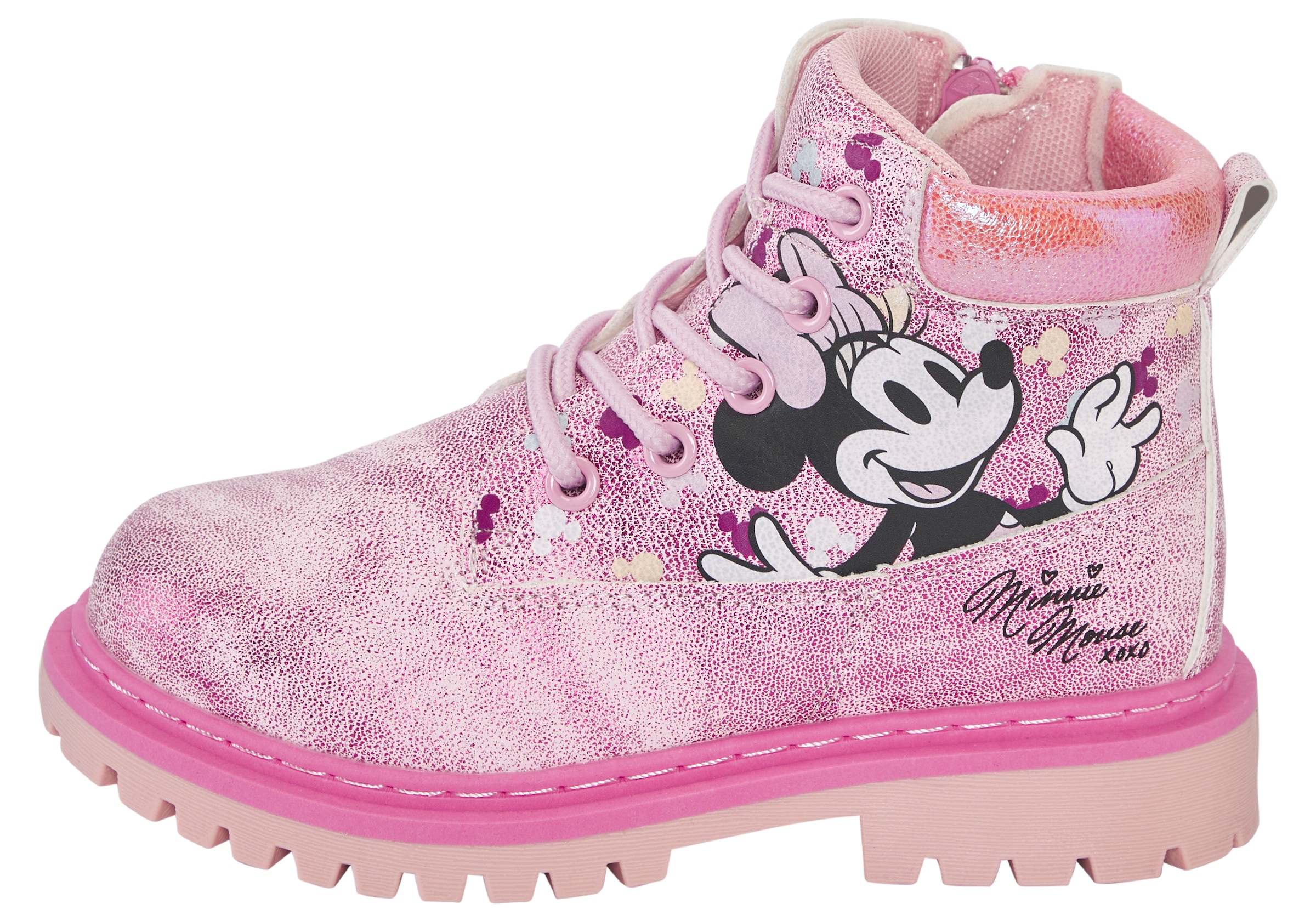Disney Bottines à lacets »MINNIE«  Winterschuhe, Winterboots, Schnürstiefel, Winterstiefel