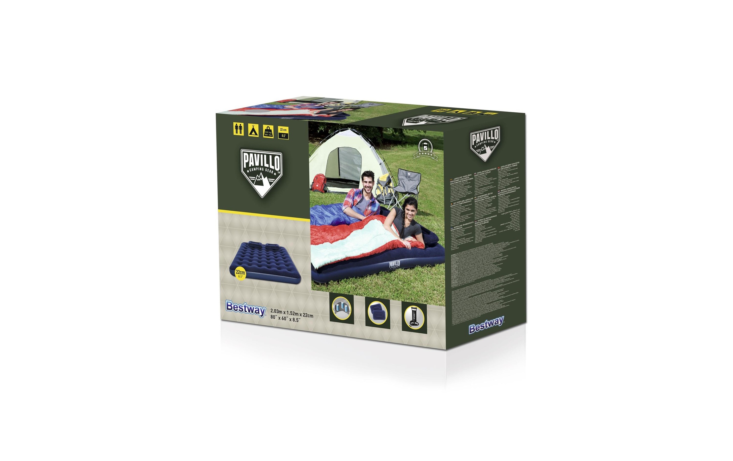 Bestway Lit à air »Queen 203 x 152 x 22 cm«