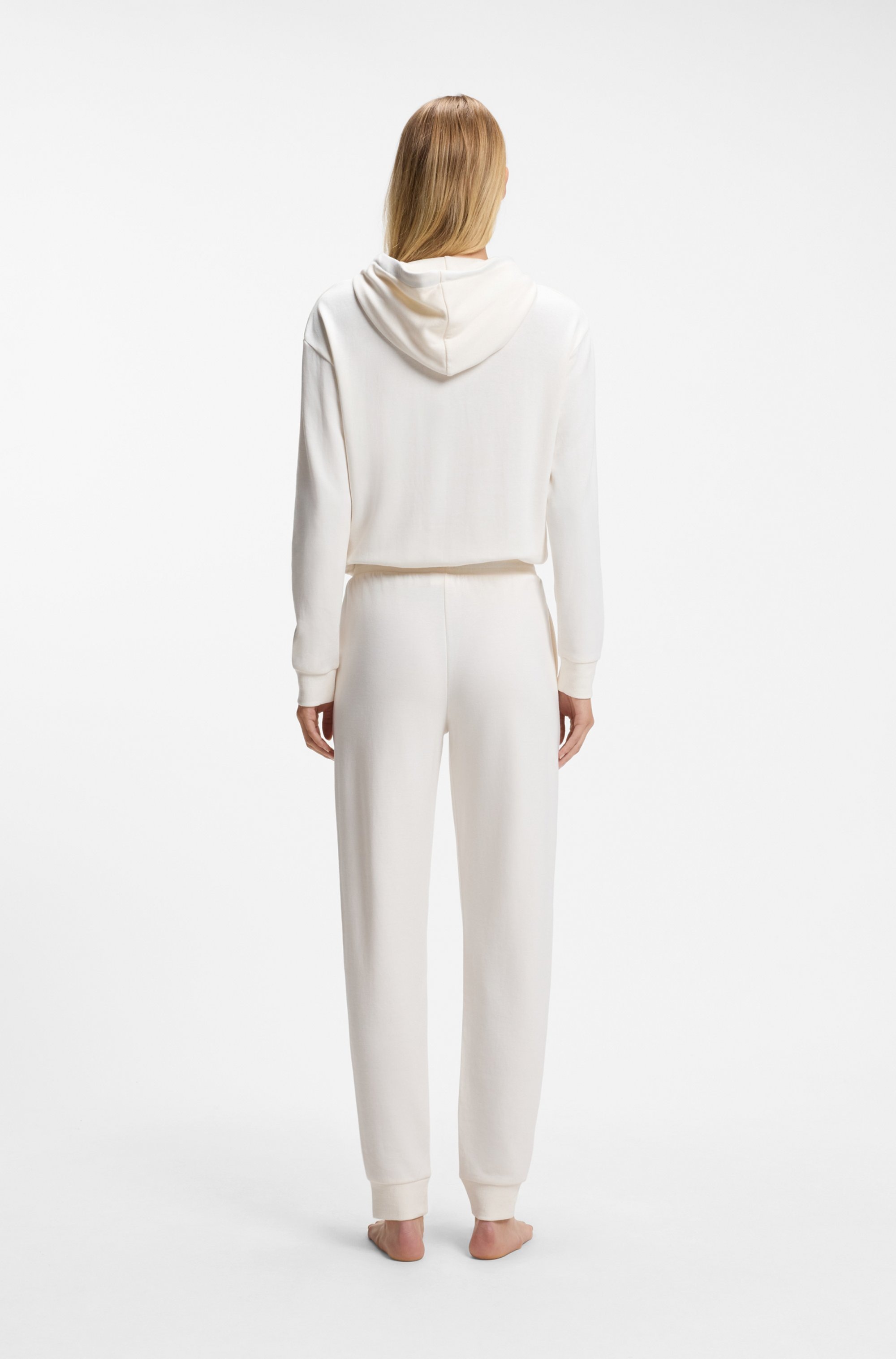 BOSS Pantalon de détente »CP Stripe_Pants Cuff«  avec cordon de couleur contrastante