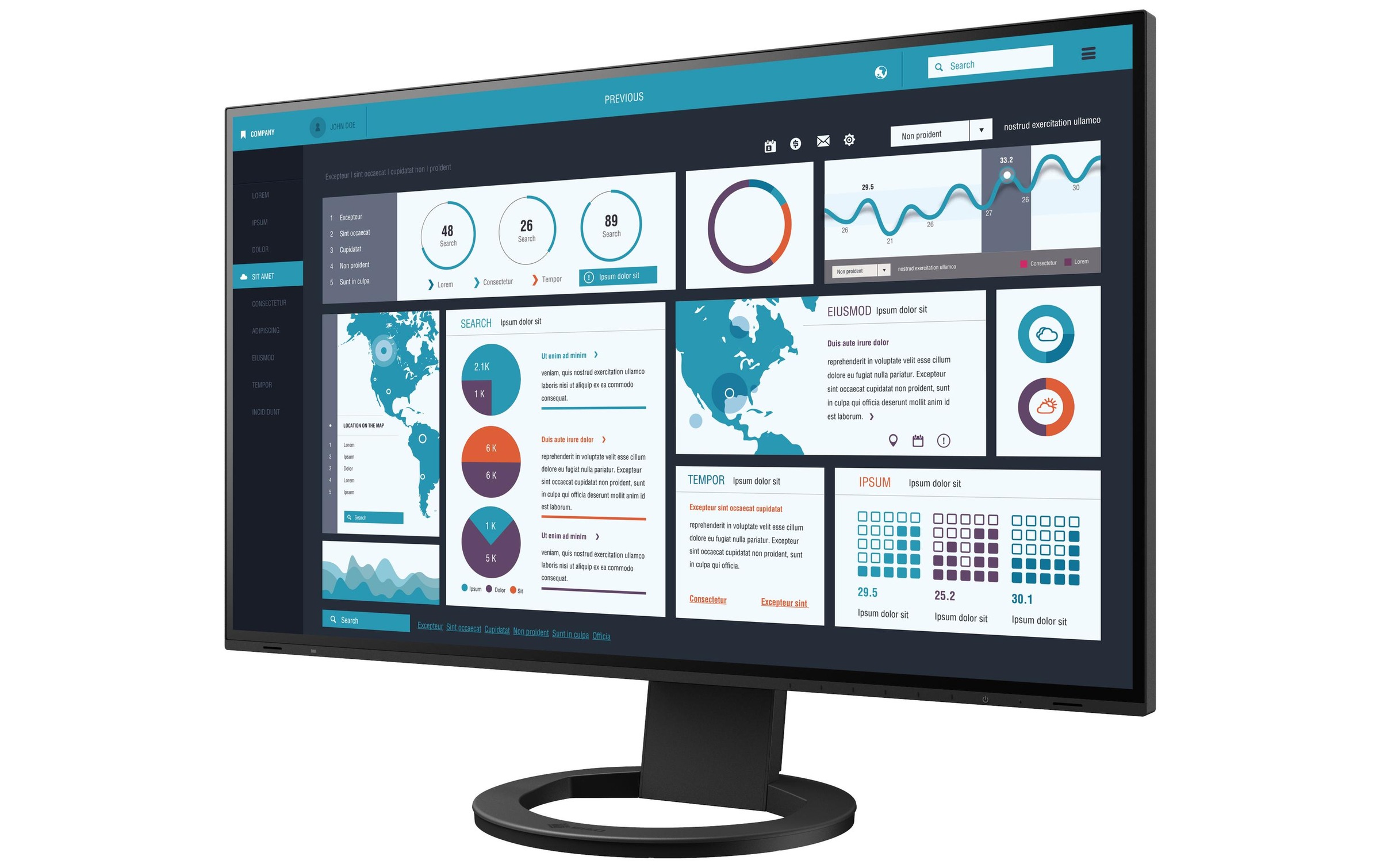 Eizo Moniteur ergo »EV2795 Swiss Edition« 68,31 cm/27 ″  2560 x 1440 px 5 Reaktionszeit 60 Hz