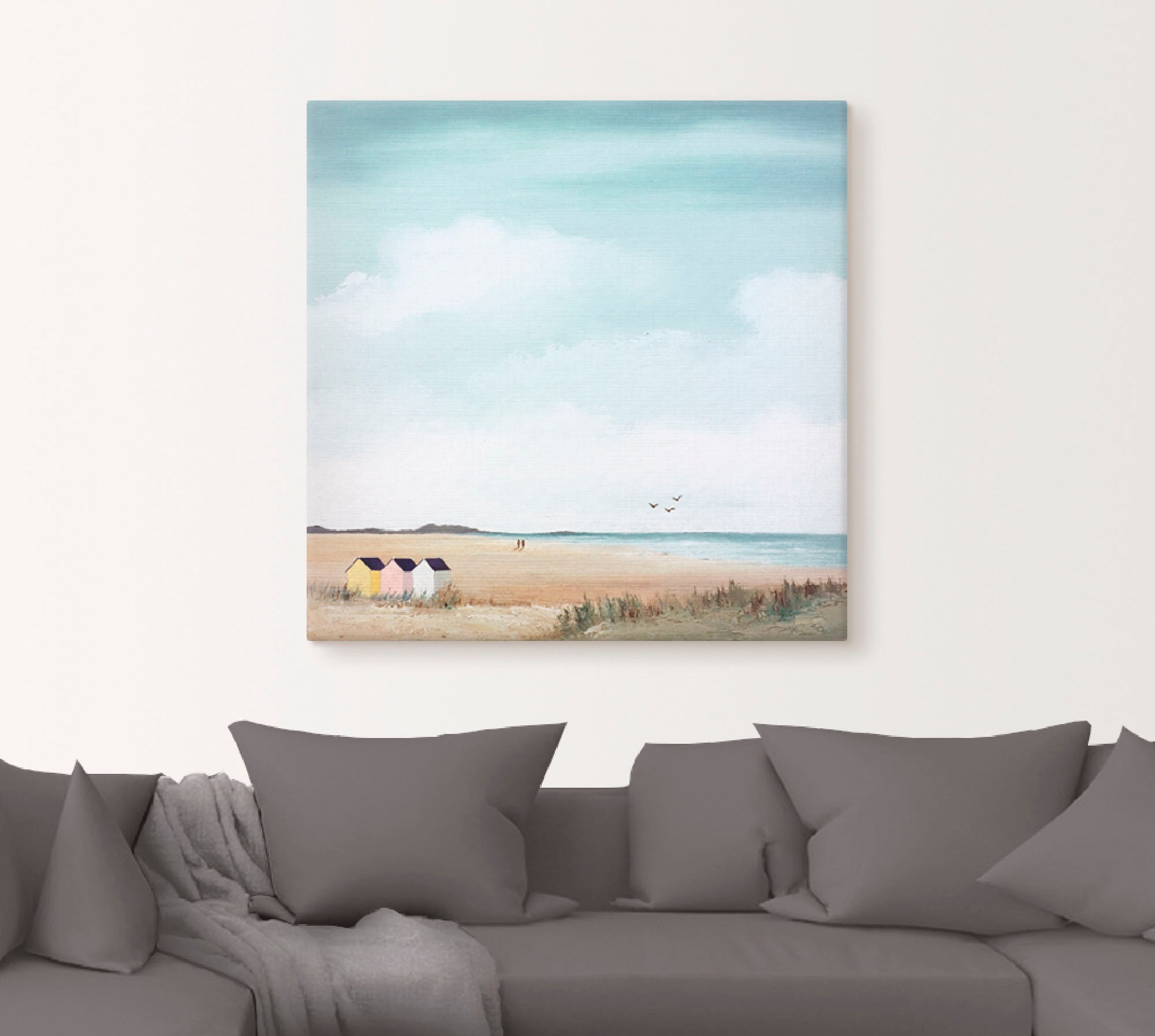 Artland Wandbild »Sonniger Morgen III« Strand 1 Stk. tlg. als Leinwandbild, Poster in verschied. Grössen