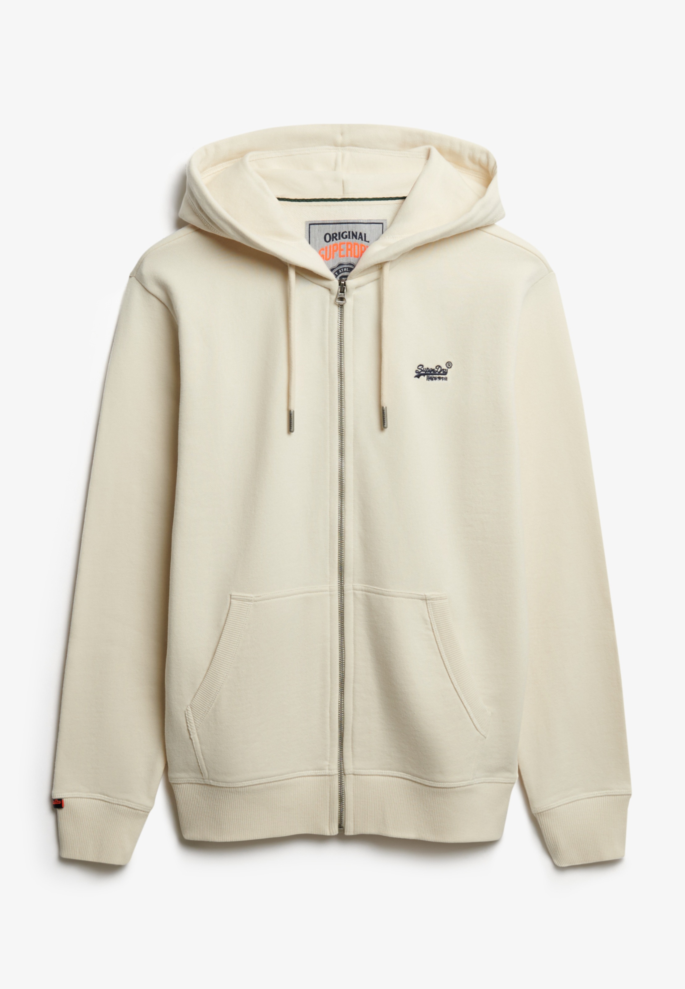 Superdry Sweat à capuche »ESSENTIAL LOGO ZIP HOODIE HB« Baumwollmischung, slim fit