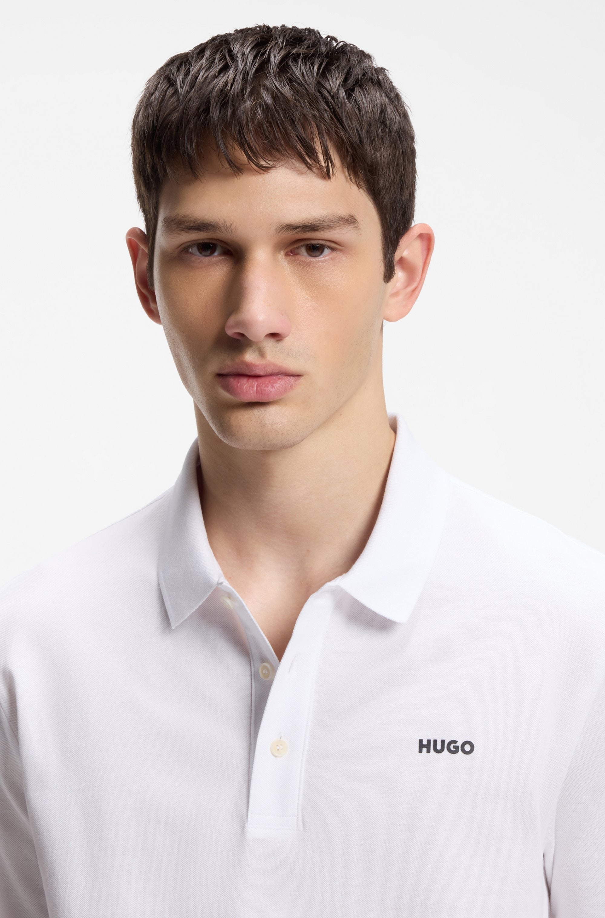HUGO Polo »Donos« Regular Fit, Baumwoll-Piqué