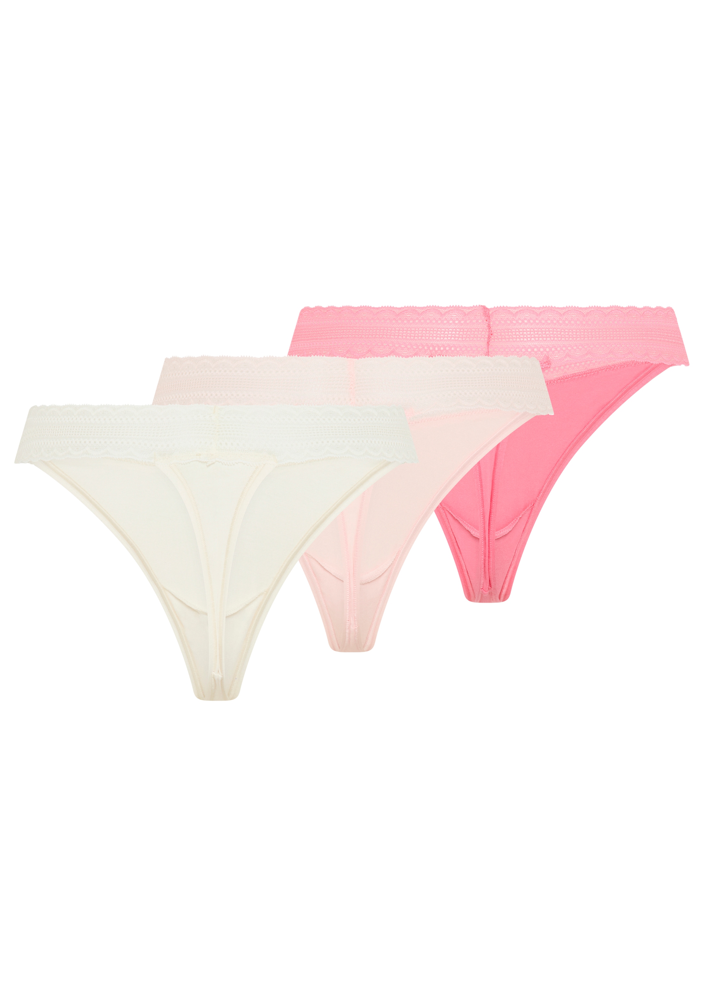 HUGO Underwear String »Lace« Packung, 3 cuis mit Spitzeneinsatz