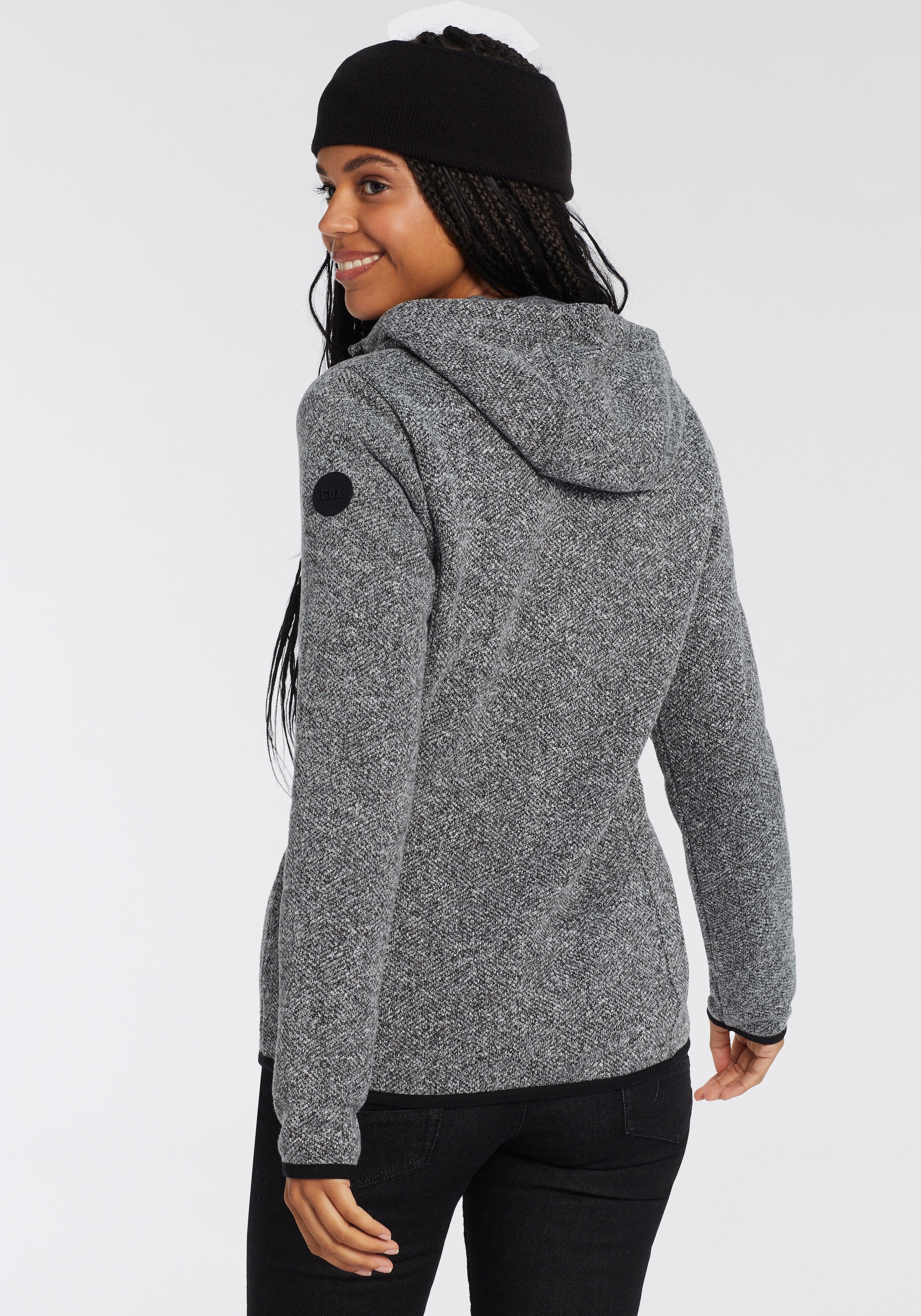 G.I.G.A. DX by killtec Veste en laine polaire »GW 52 WMN KNTFLC JCKT« 1 cuis tlg. mit Kapuze