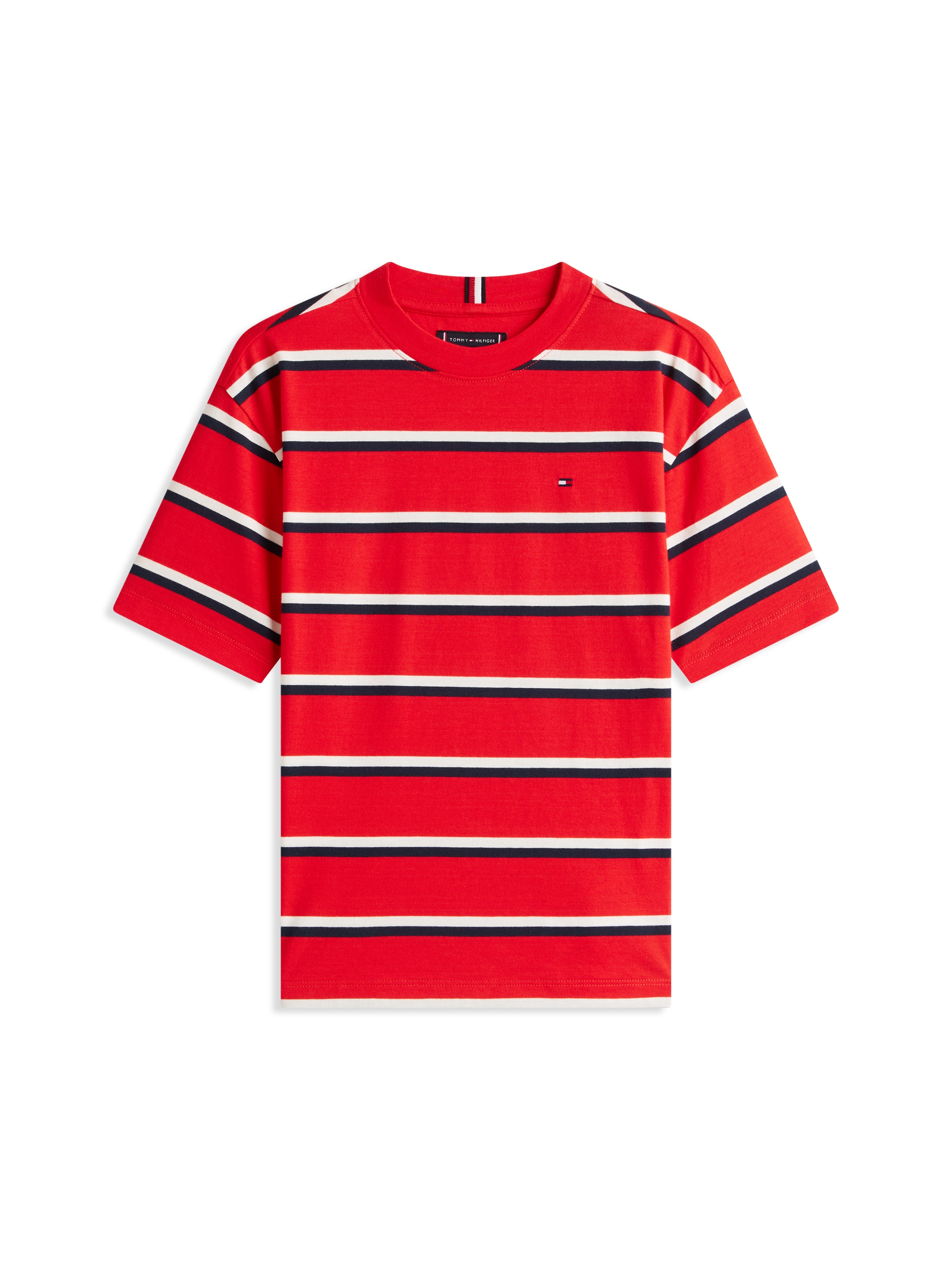 Tommy Hilfiger T-Shirt »ESSENTIAL ARCHIVE FIT TEE SS« Kinder bis 16 Jahre, Rundhals, Logostickerei