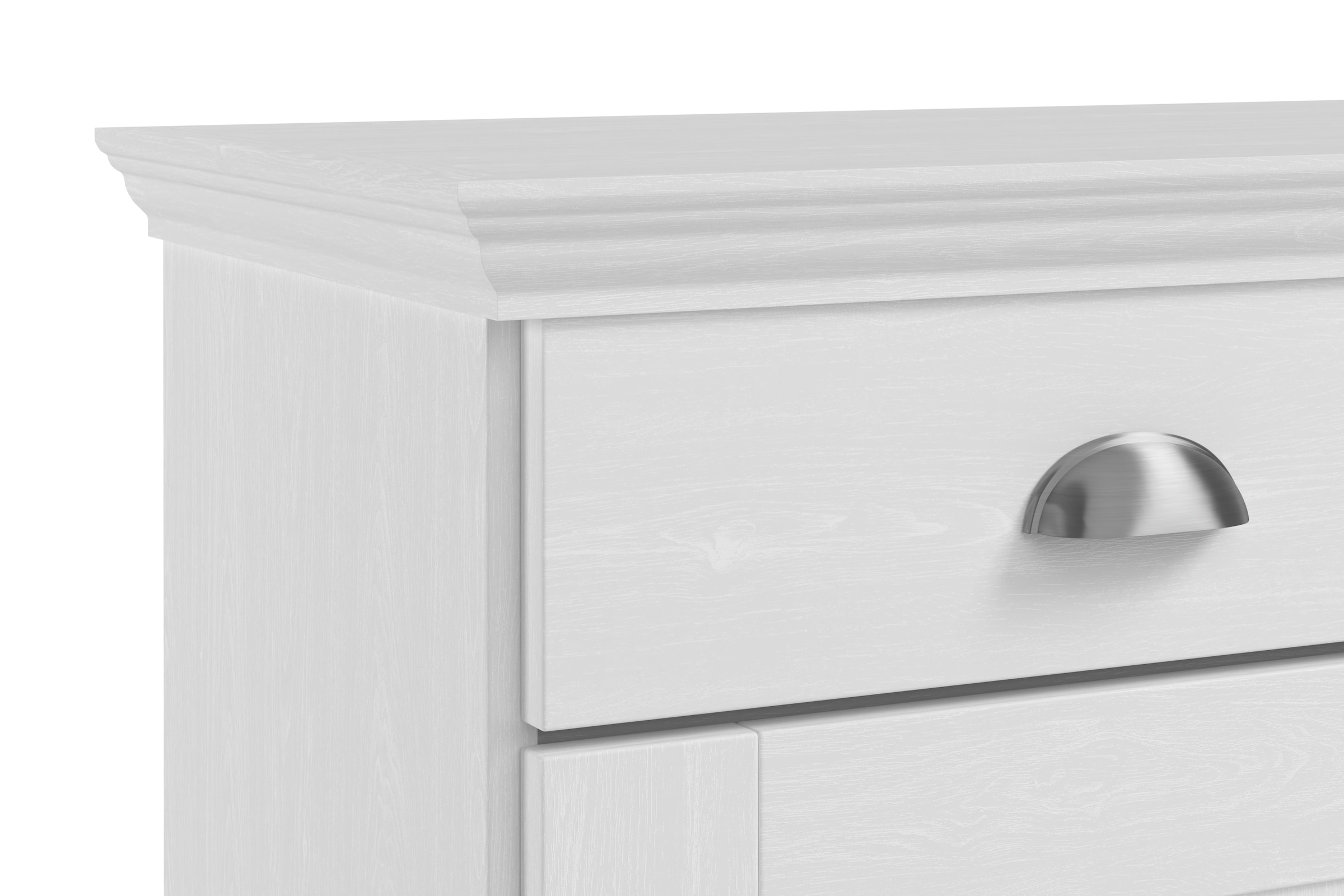 GOODproduct Sideboard »Motala« Kommode, 3 Schubladen und 2 verstellbare Einlegeböden, Breite 125 cm