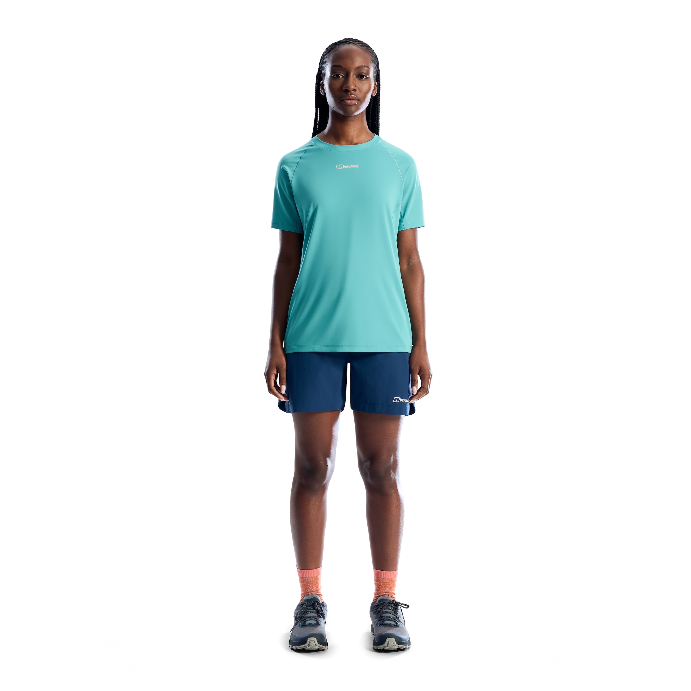 Berghaus T-shirt »BOWBURN TECH TEE AF« mit Rundhalsausschnitt, Kurzarm, für Sport- und Outdooranlässe