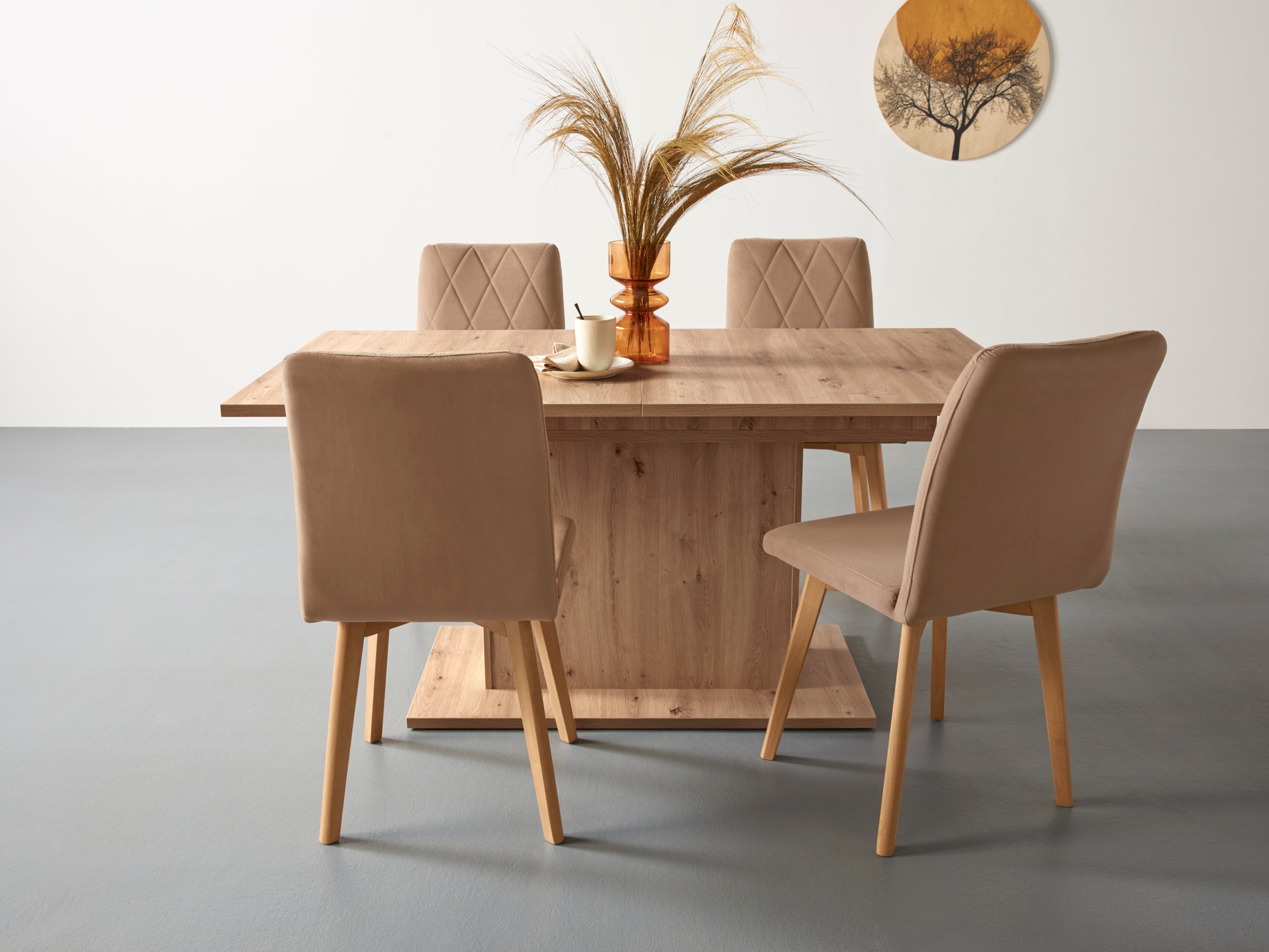 Home affaire Table de salle à manger »Sabrina« Breite 160 cm, Auszugsfunktion