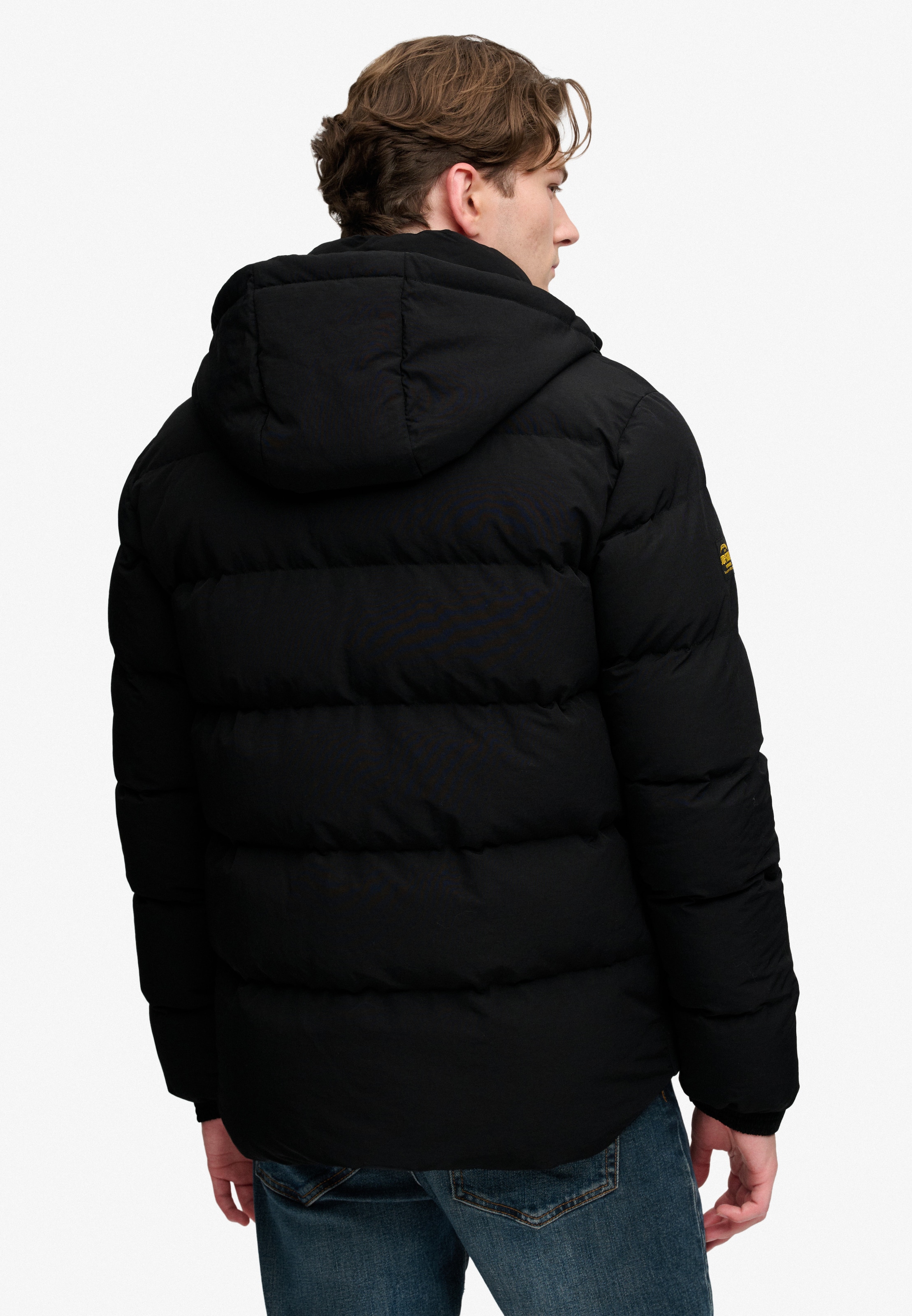 Superdry Steppjacke »CLASSIC EVEREST PUFFER JKT« mit Kapuze Kunstfaser, relaxed fit