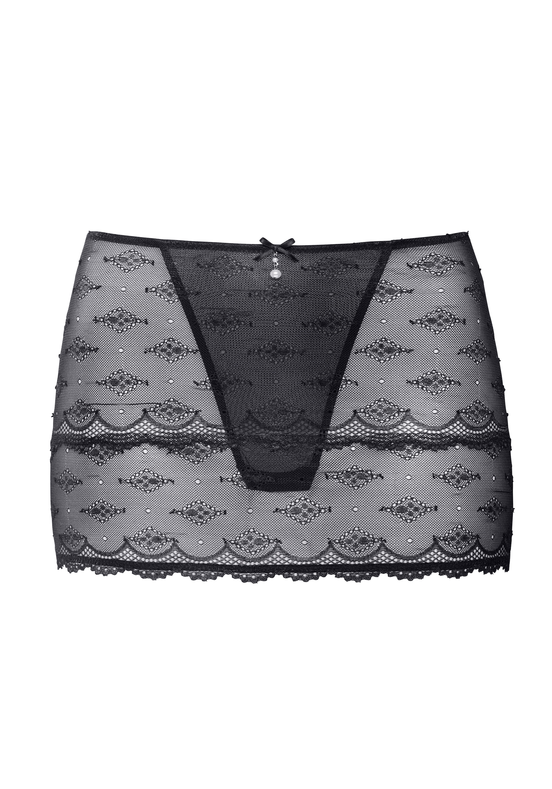 LASCANA Jupe-string rundherum aus feiner, dezent transparenter Spitze, sexy Dessous