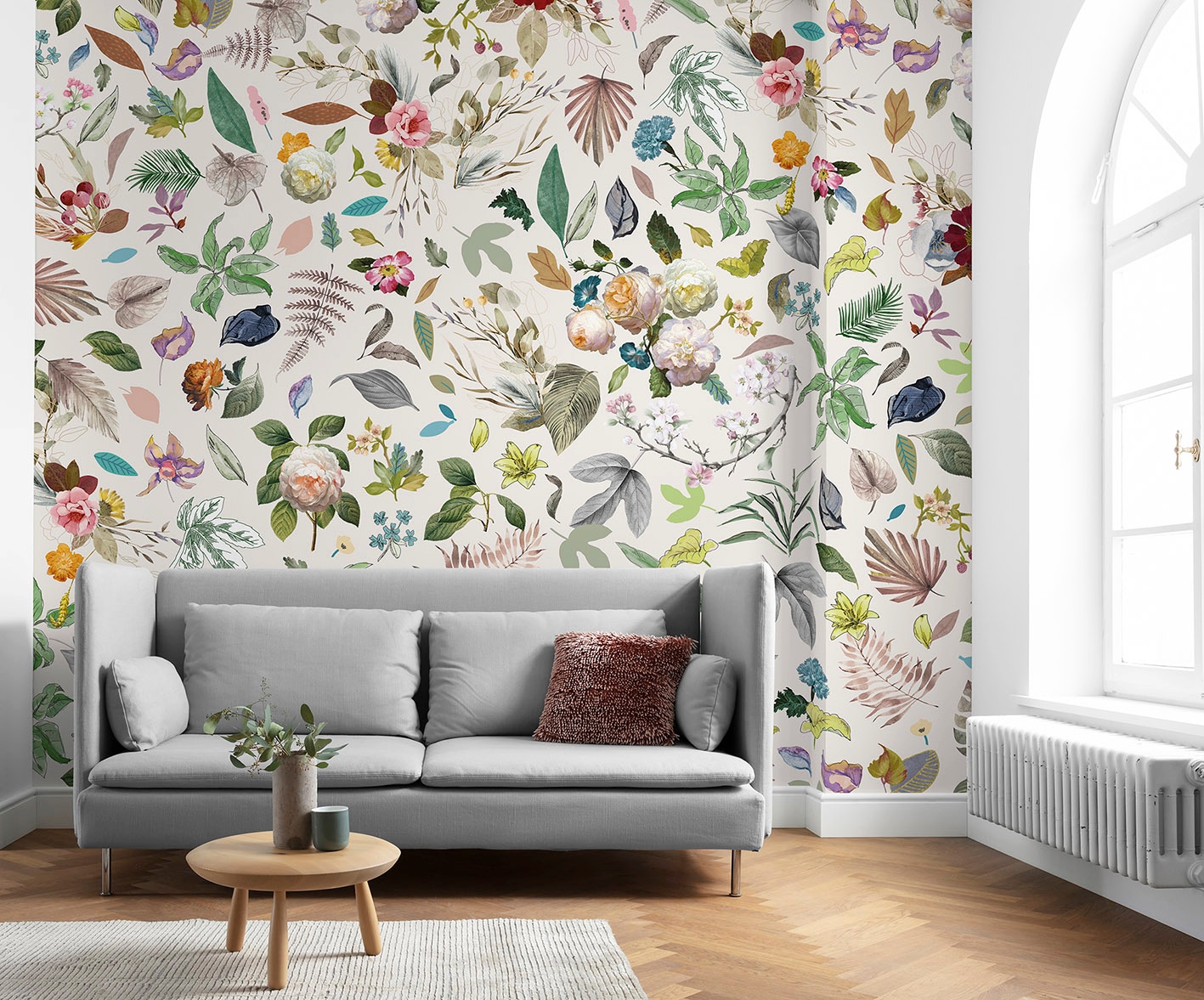 Komar Papier peint intissé »Digitaldruck Vlies -  Les Quatre Saisons - Grösse 350 x 250 cm« imprimé Wohnzimmer, Schlafzimmer