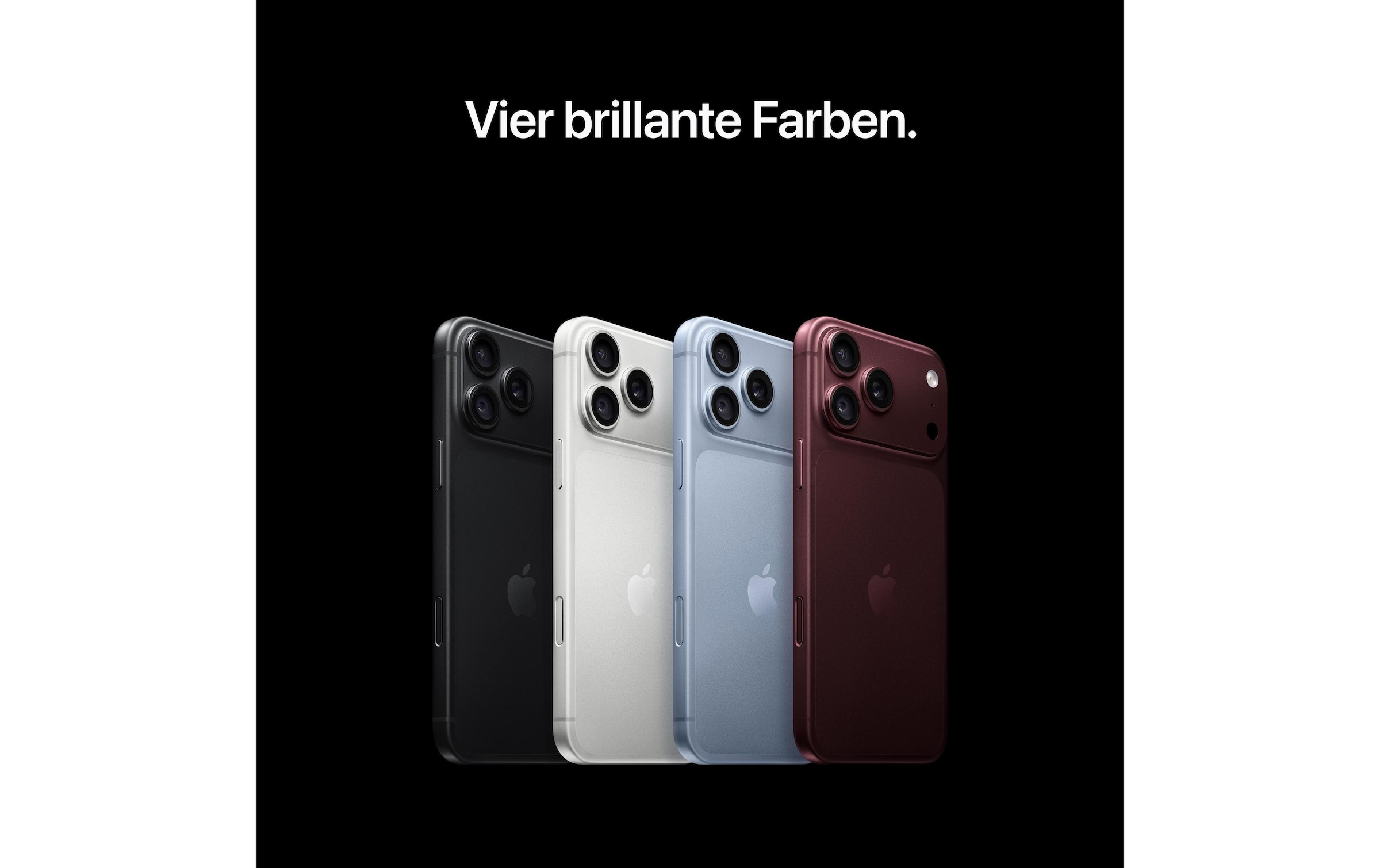 Apple Smartphone »Apple iPhone 18 Pro Max 1000 GB Burgunder« Glacier