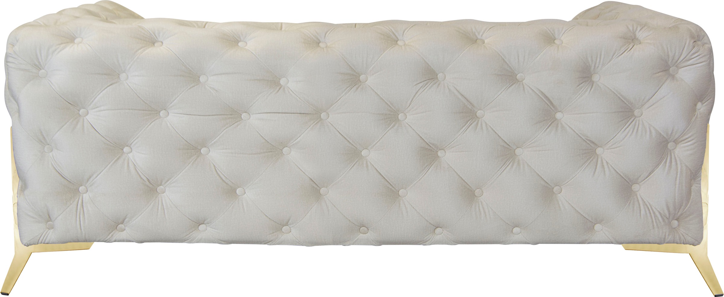 Home affaire Chesterfield-Sofa »Amaury« aufwändige Knopfheftung, moderne Chesterfield Optik, Fussfarbe wählbar
