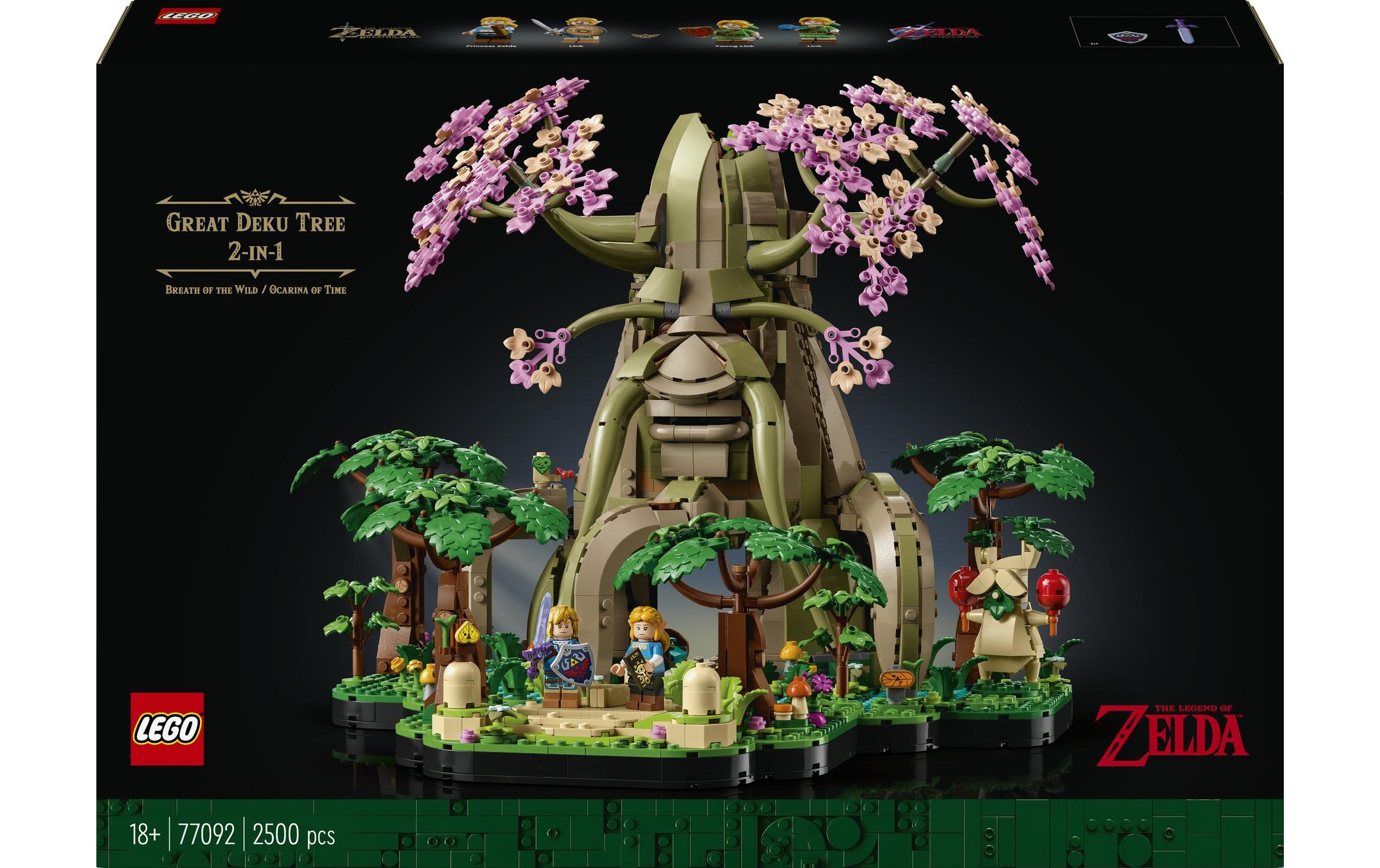 LEGO® Konstruktionsspielsteine »The Legend of Zelda Deku-Baum 2-in-1 77092« Ausstellungsmodell des Grossen Deku Baums