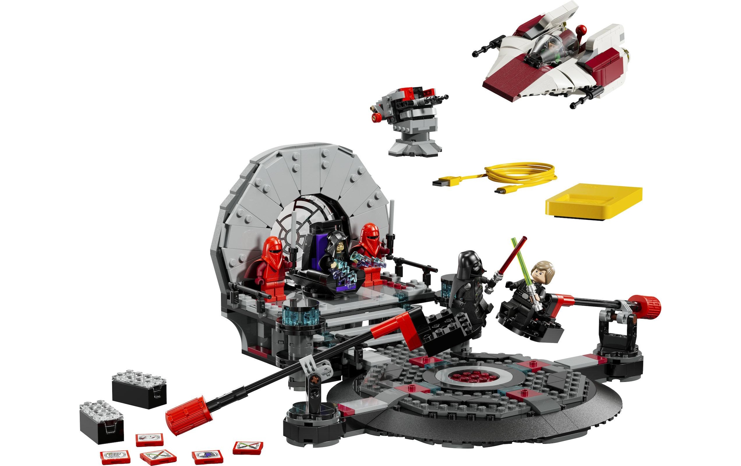 LEGO® Pions de construction »SMART Play: A-Wing und das Duell im Thronsaal (75427), LEGO Star Wars™« inklusive SMART Brick; mit Licht- und Soundeffekten