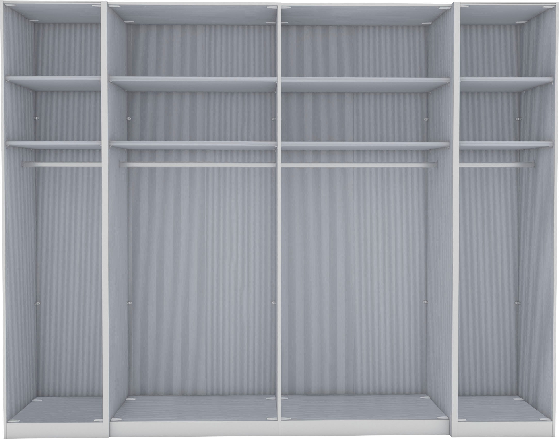 WIEMANN Armoire à portes battantes/coulissantes »Nizza« mit Glasfront