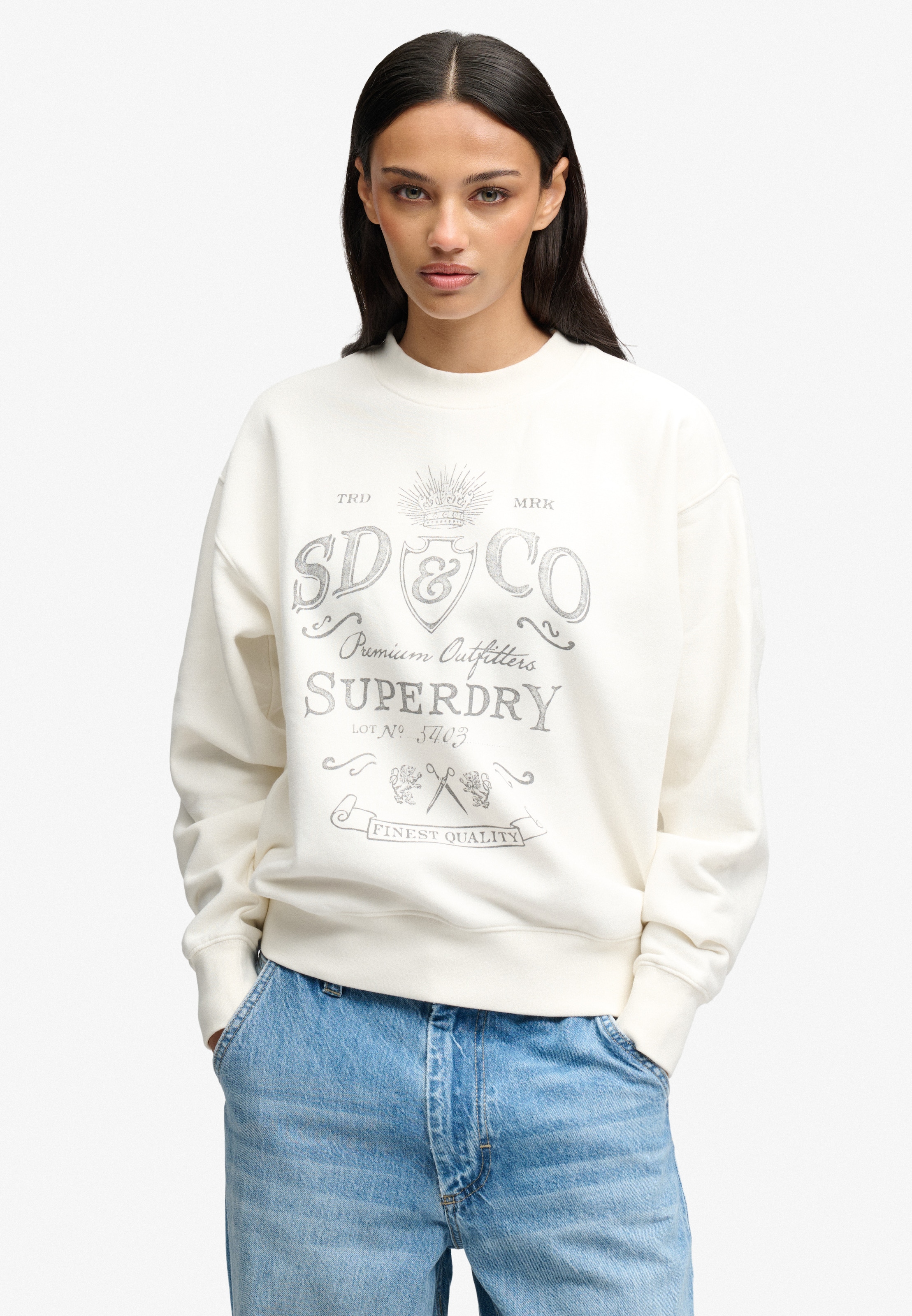 Superdry Sweat-shirt »VINTAGE WORKWEAR CREW«, Baumwollmischung, relaxed fit
