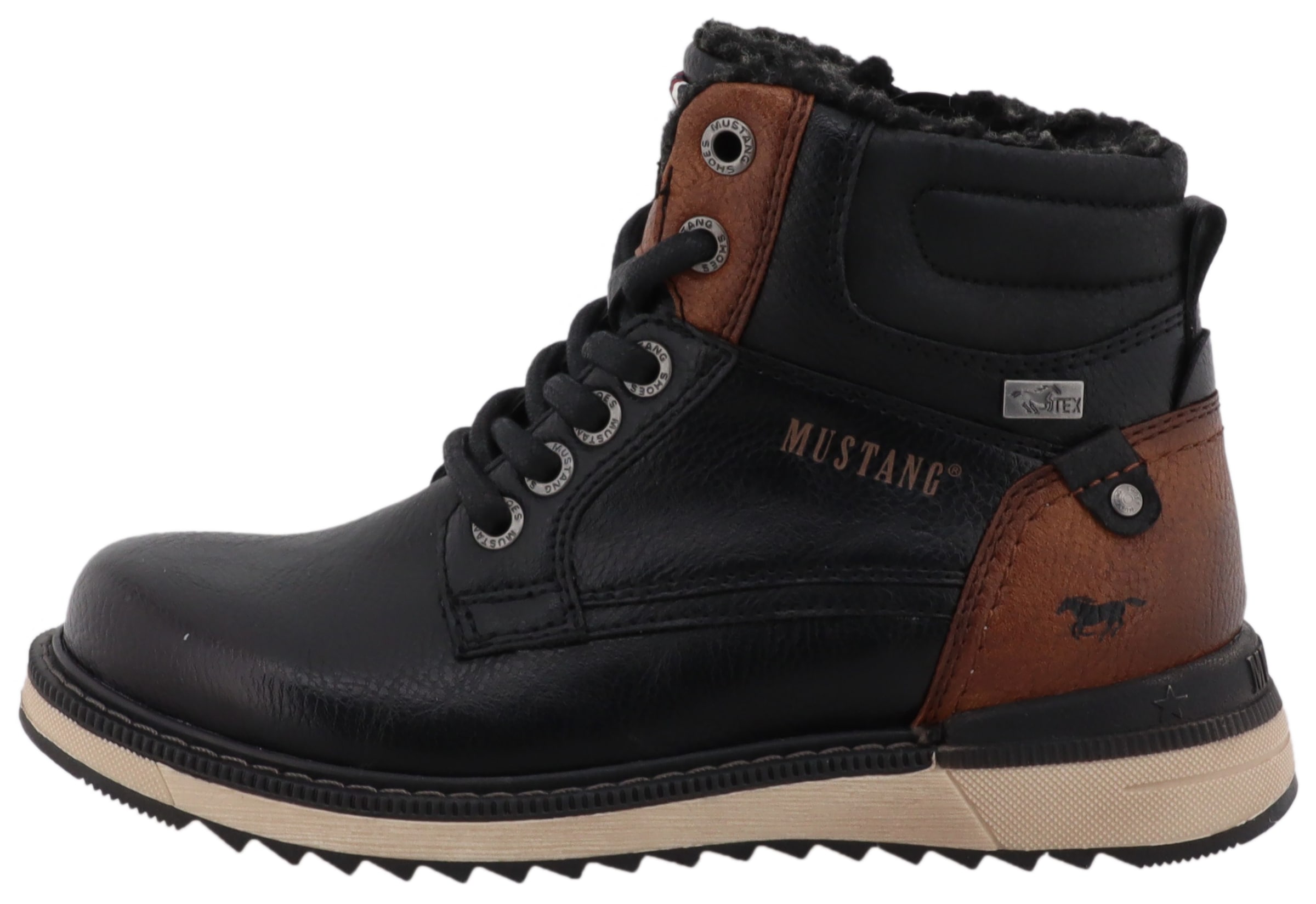 Mustang Shoes Bottes d'hiver »Donato«  bottes à lacets, bottes outdoor avec membrane TEX