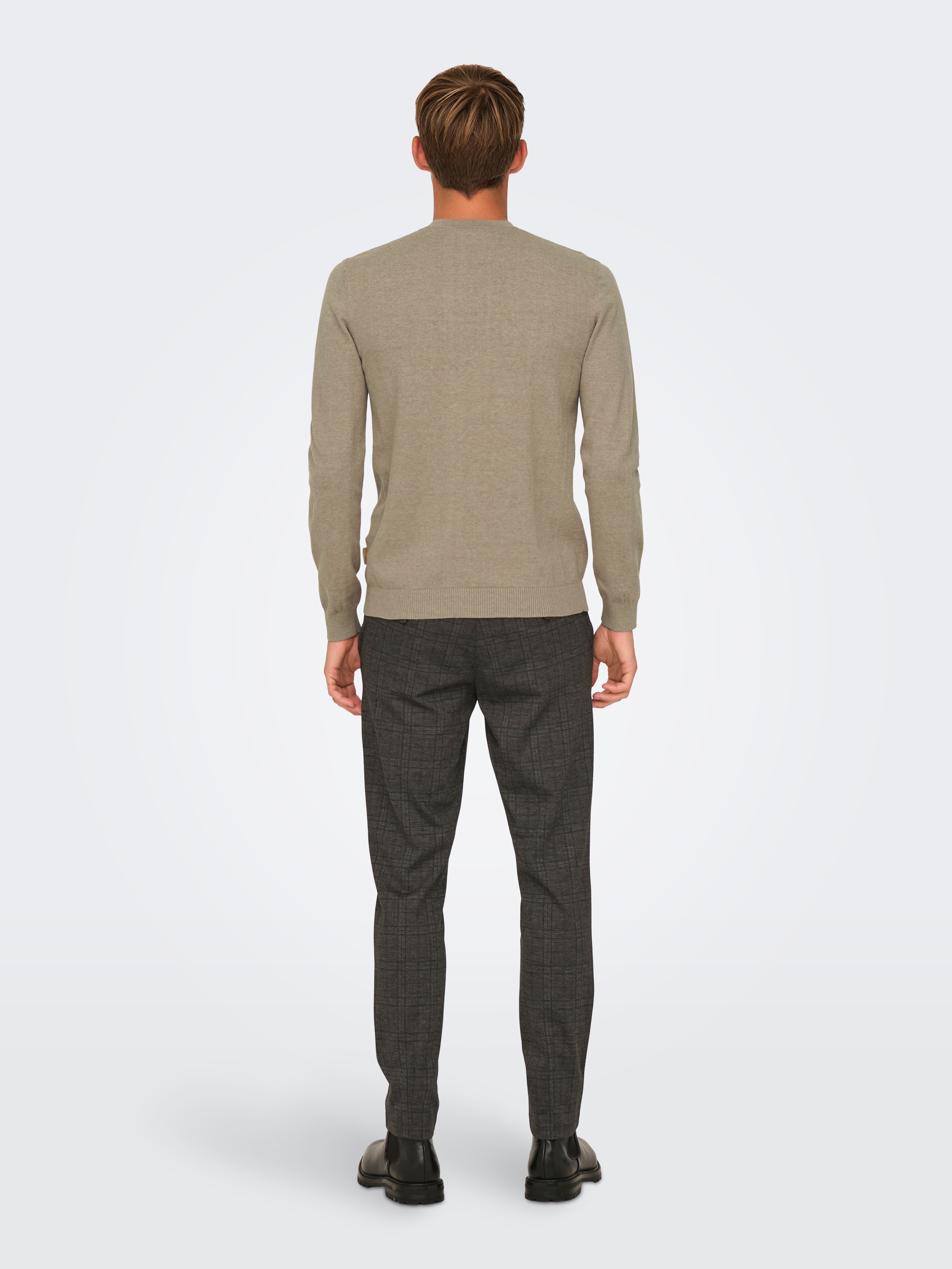 ONLY & SONS Pull en tricot »ONSLOUI REG 12 MEL CREW KNIT NOOS«