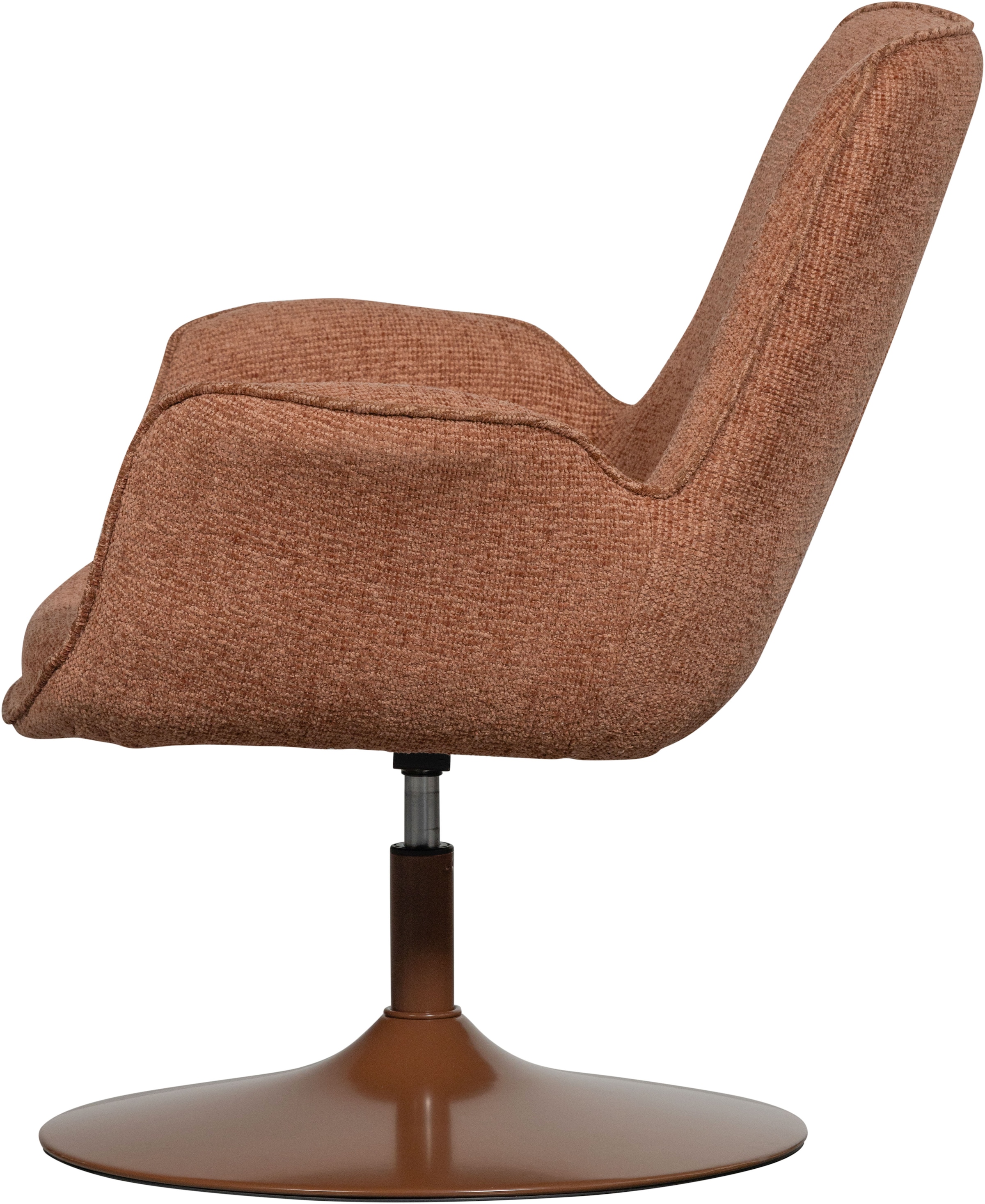 WOOOD Fauteuil pivotant »Marten mit Nova-Gewebtem Bezug höhenverstellbar B 79 x T 76 x H 91 cm« capacité de charge 120 kg, très haute résistance à l'usure, accoudoirs intégrés
